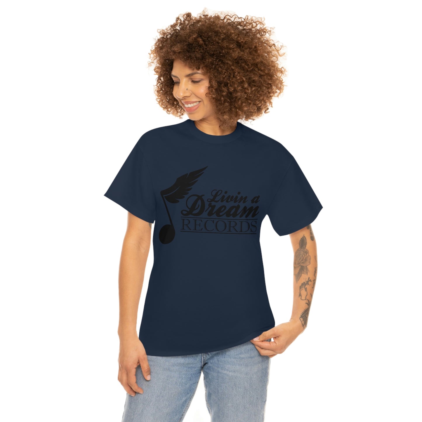 Livin A Dream Records Heavy Cotton Tee