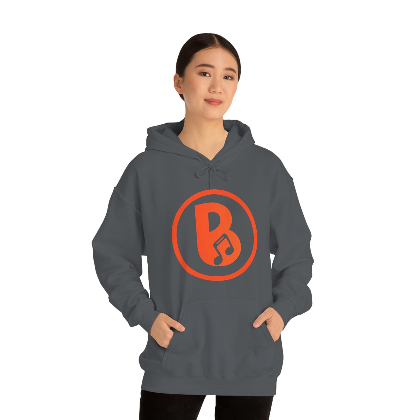 Banski B Logo Heavy Blend™ Hooded Sweatshirt