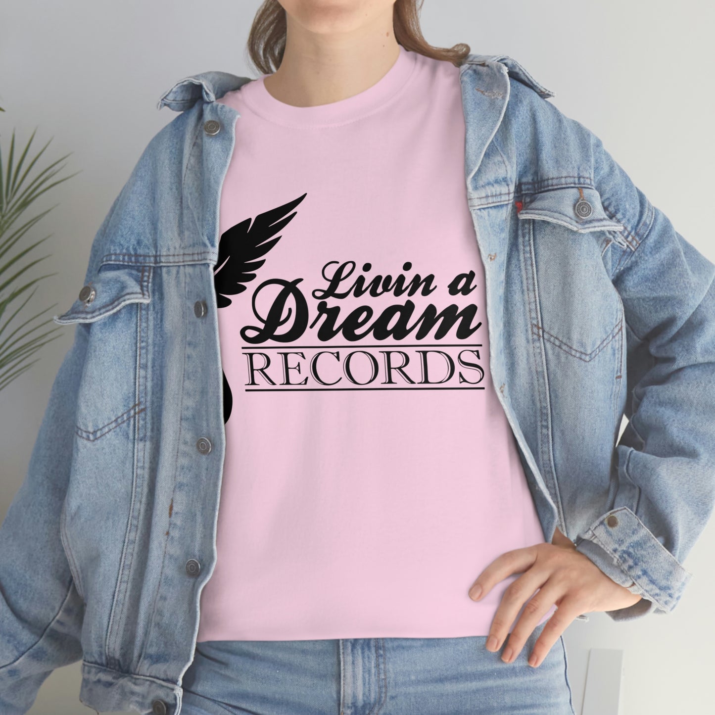 Livin A Dream Records Heavy Cotton Tee