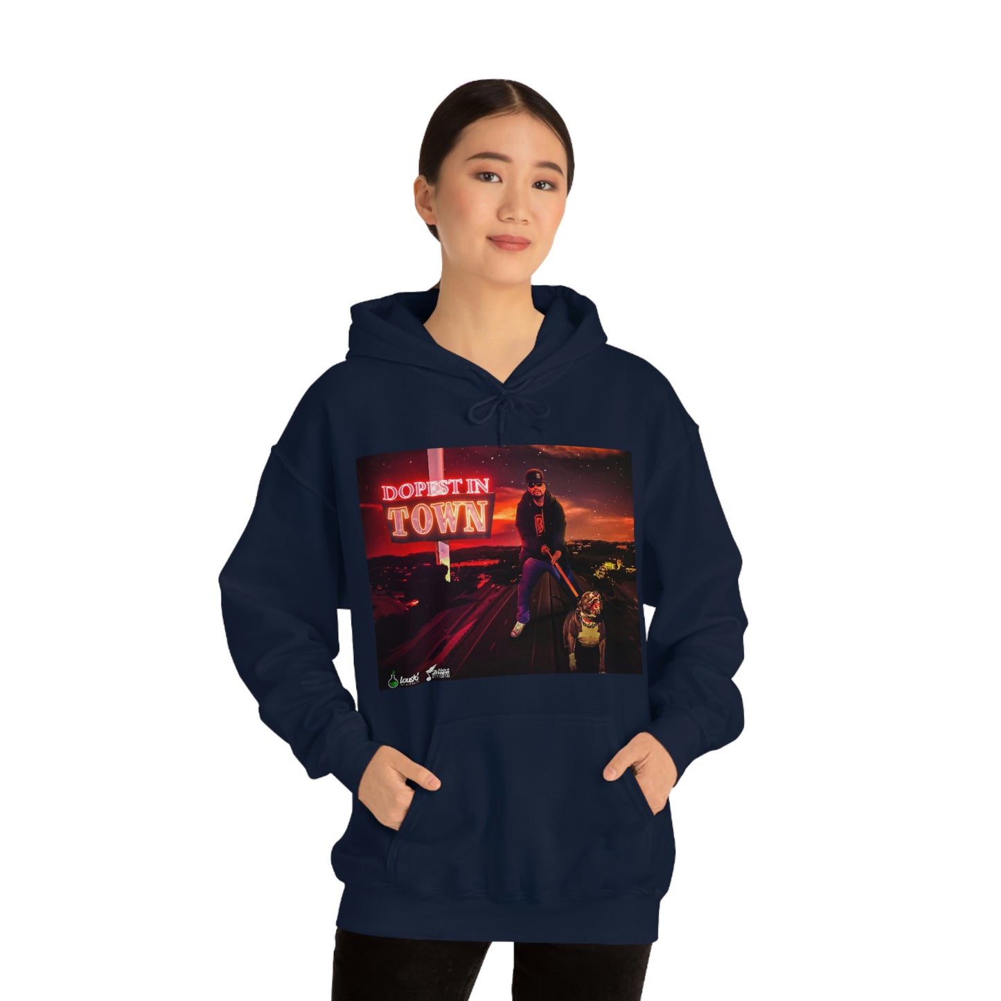 DOPEST IN TOWN Unisex Heavy Blend™ Hooded Sweatshirt
