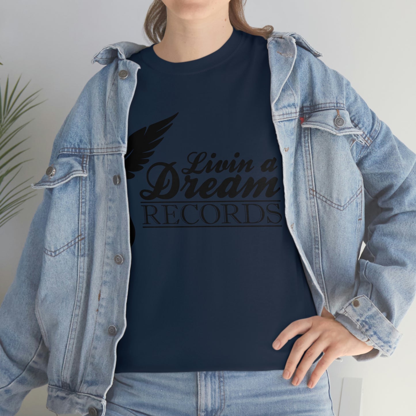 Livin A Dream Records Heavy Cotton Tee