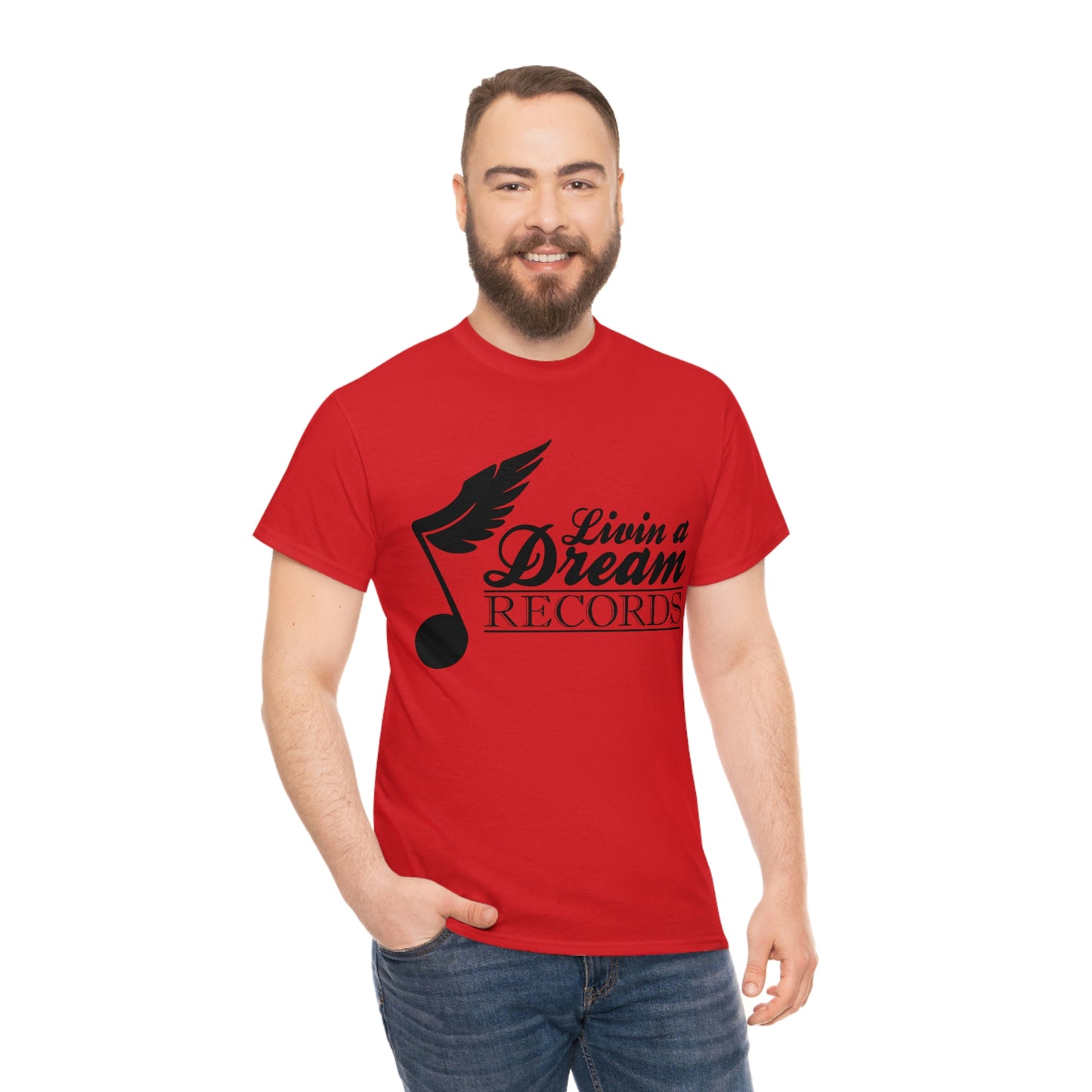 Livin A Dream Records Heavy Cotton Tee