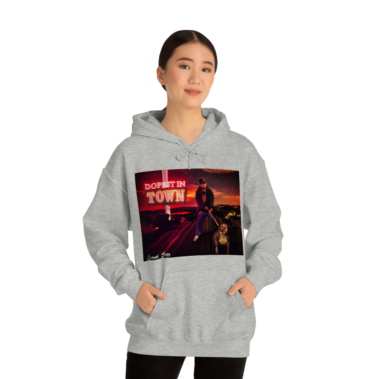 DOPEST IN TOWN Unisex Heavy Blend™ Hooded Sweatshirt