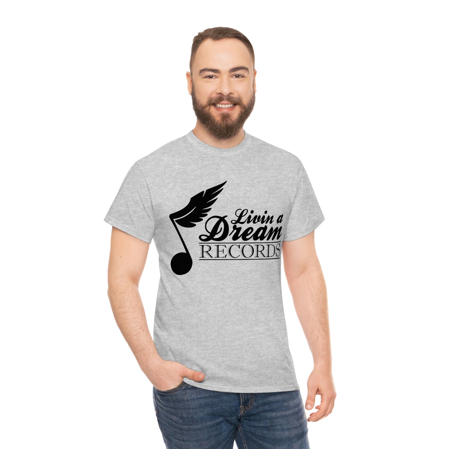 Livin A Dream Records Heavy Cotton Tee