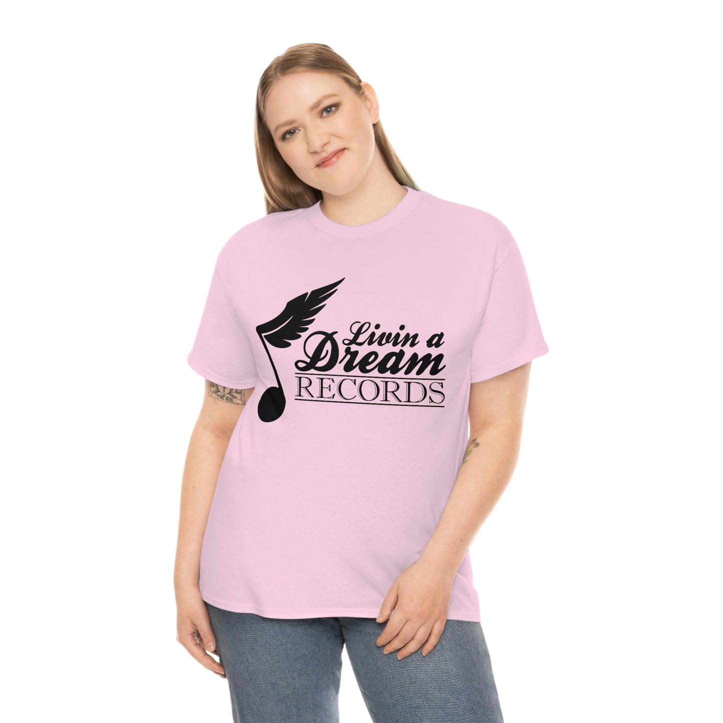 Livin A Dream Records Heavy Cotton Tee