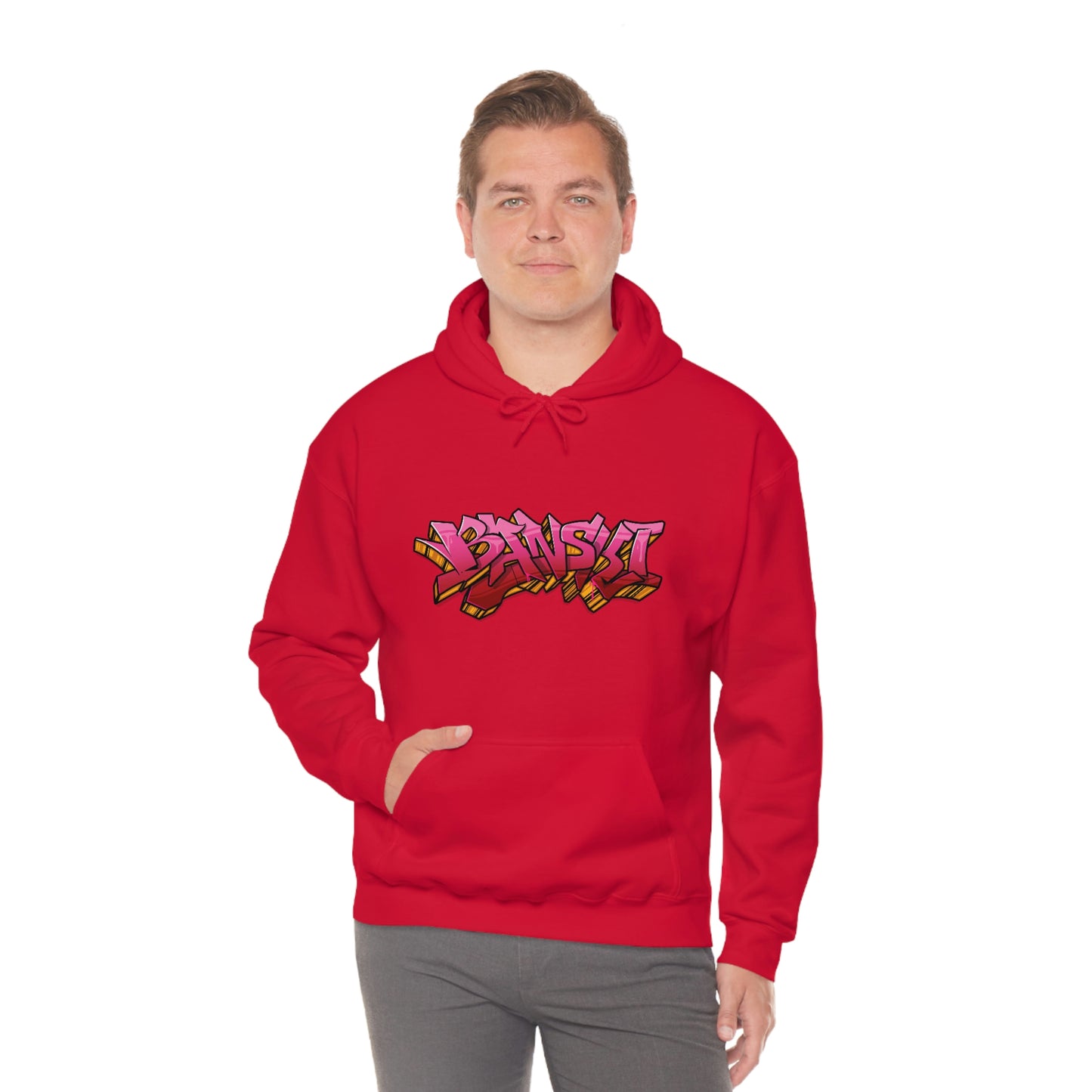 Banski Graffiti2 Heavy Blend™ Hooded Sweatshirt