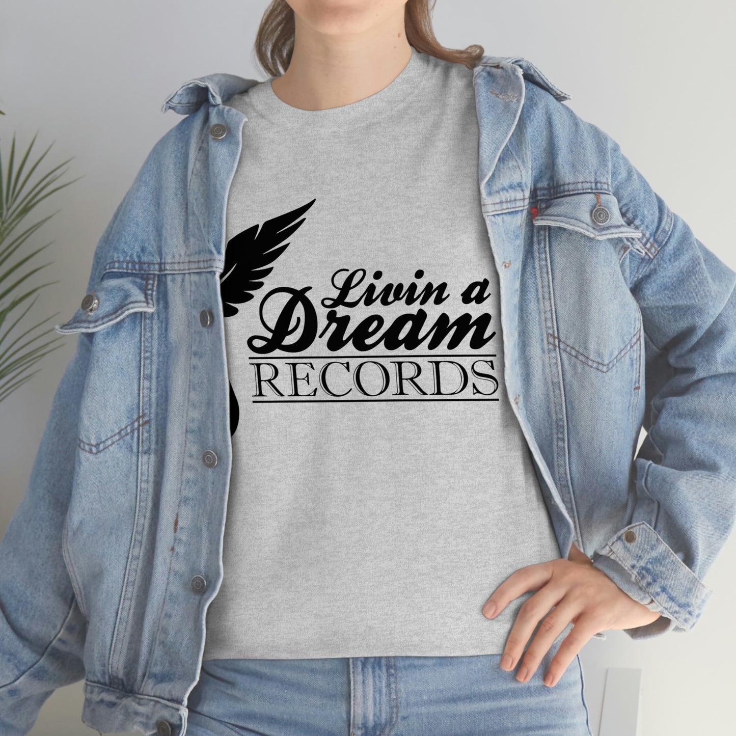 Livin A Dream Records Heavy Cotton Tee