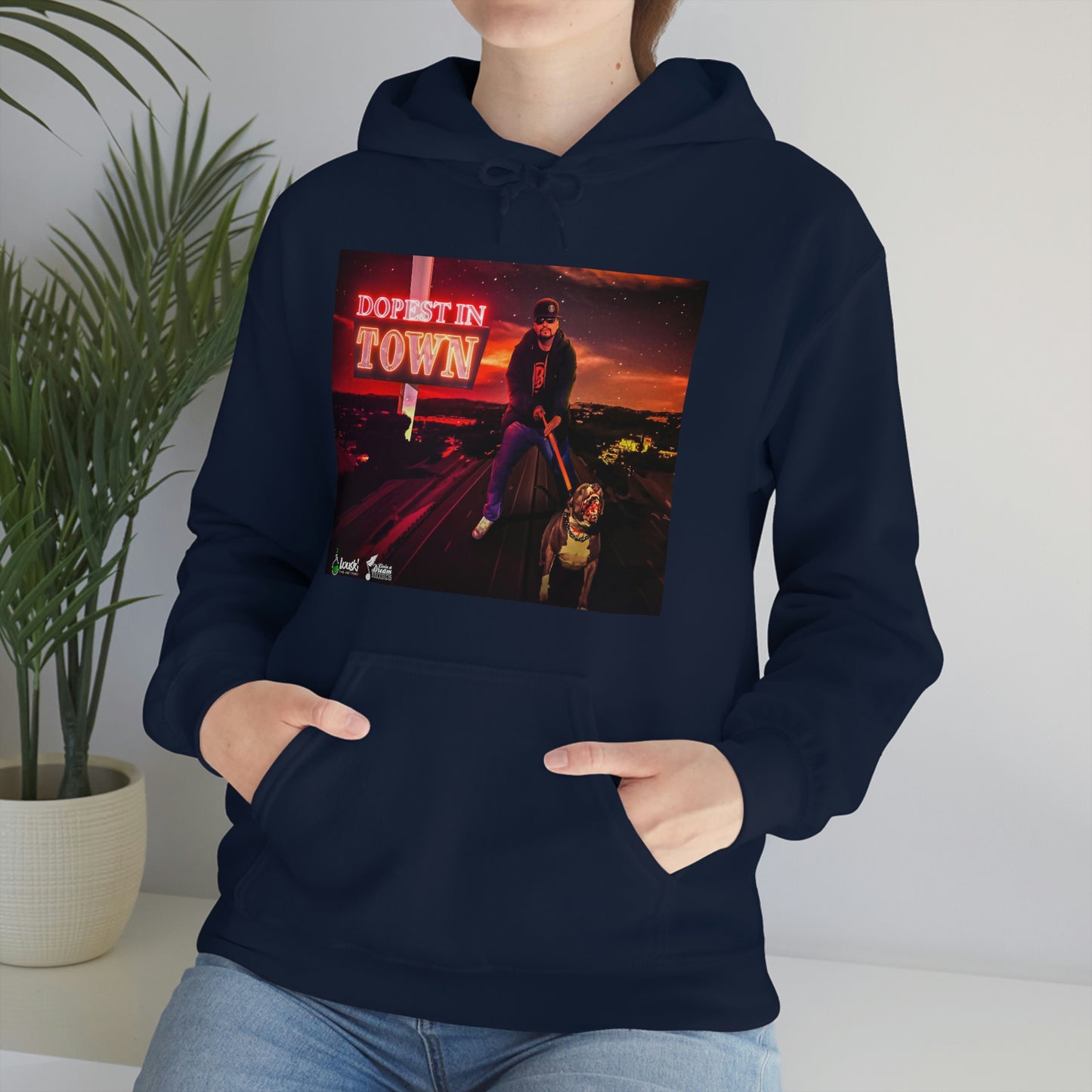 DOPEST IN TOWN Unisex Heavy Blend™ Hooded Sweatshirt