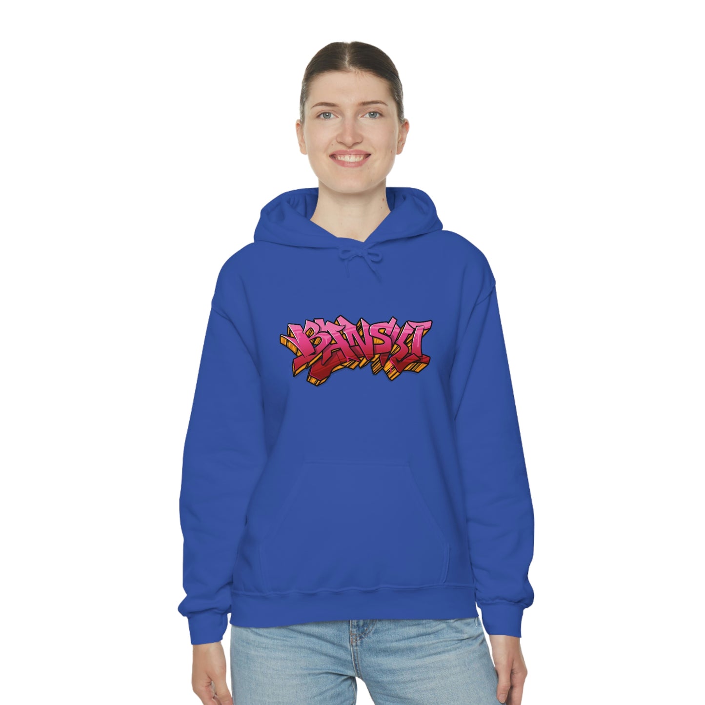 Banski Graffiti2 Heavy Blend™ Hooded Sweatshirt