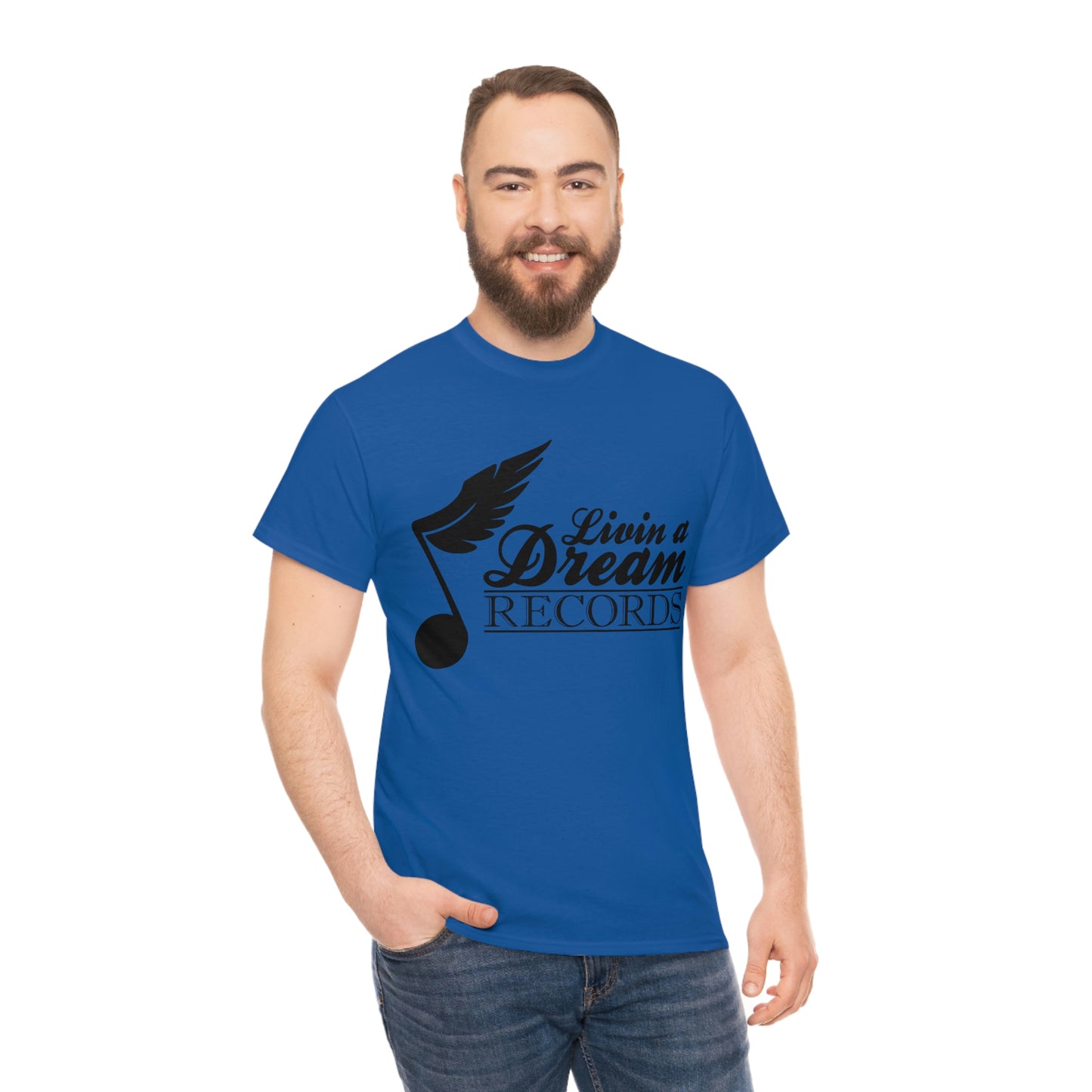 Livin A Dream Records Heavy Cotton Tee