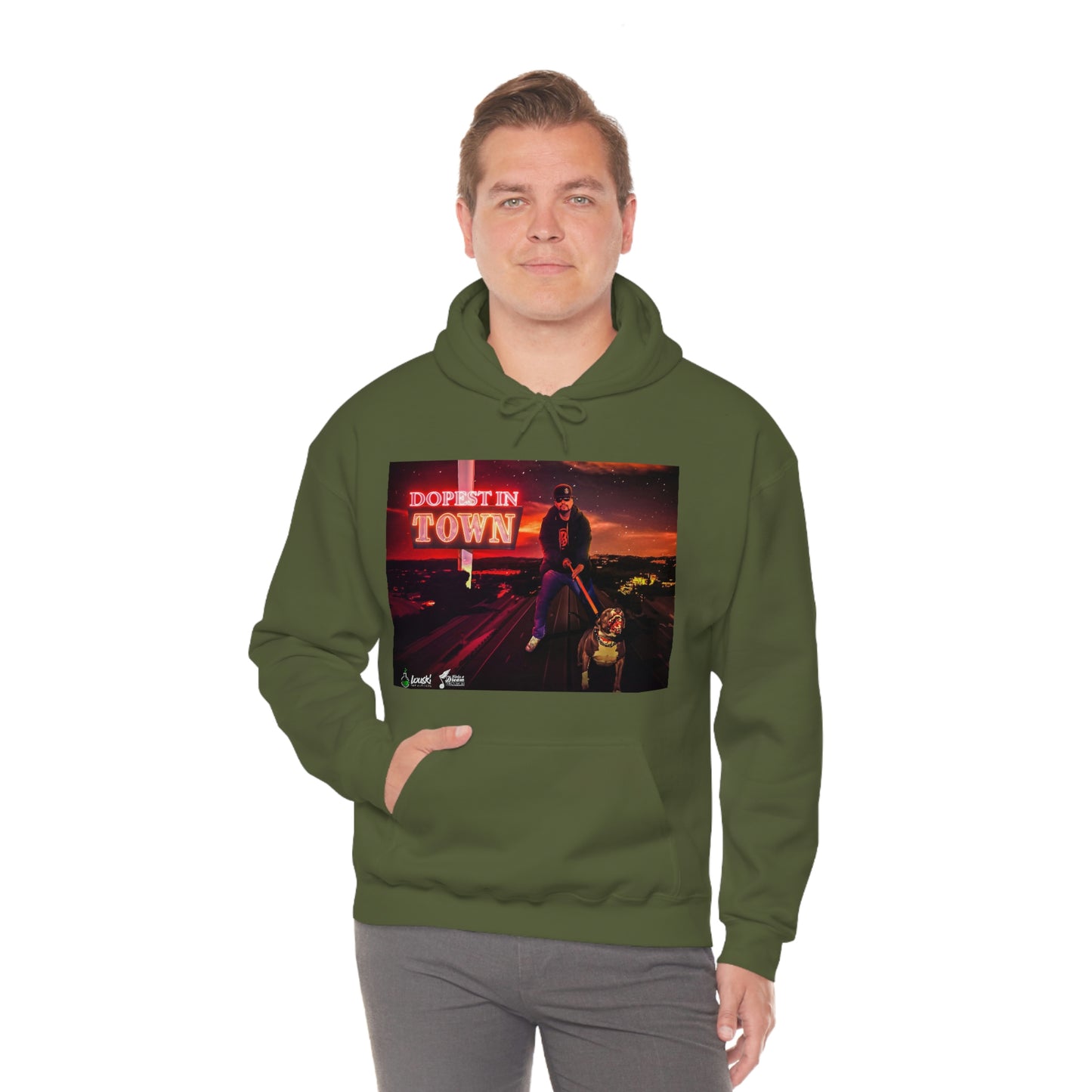 DOPEST IN TOWN Unisex Heavy Blend™ Hooded Sweatshirt