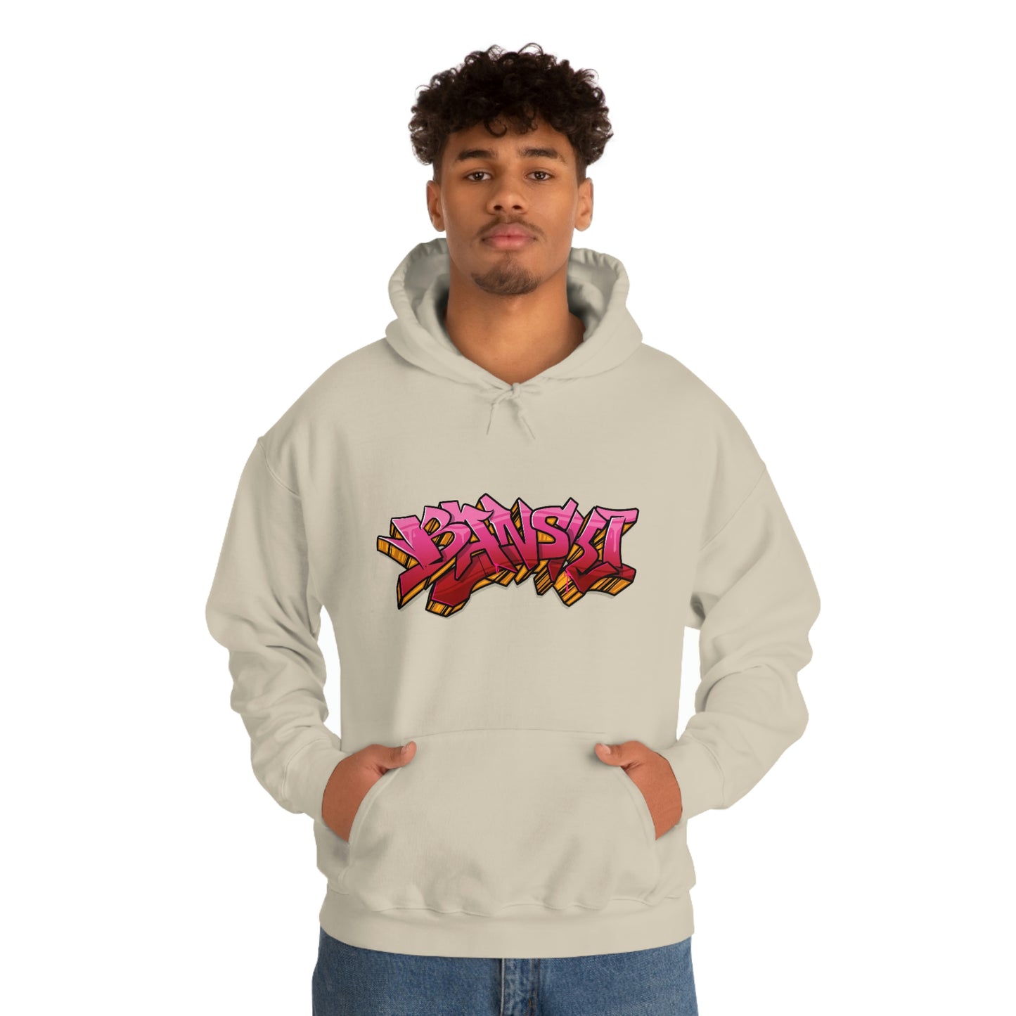 Banski Graffiti2 Heavy Blend™ Hooded Sweatshirt