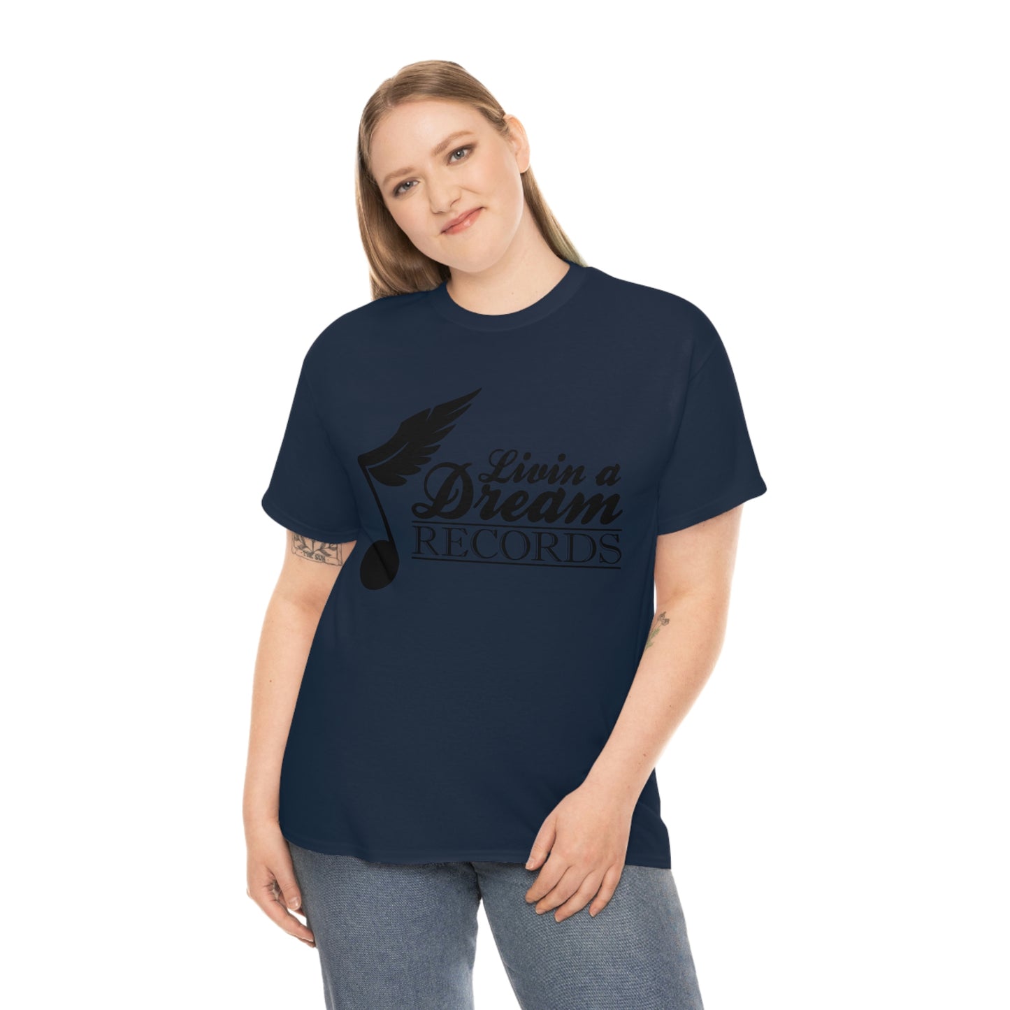 Livin A Dream Records Heavy Cotton Tee
