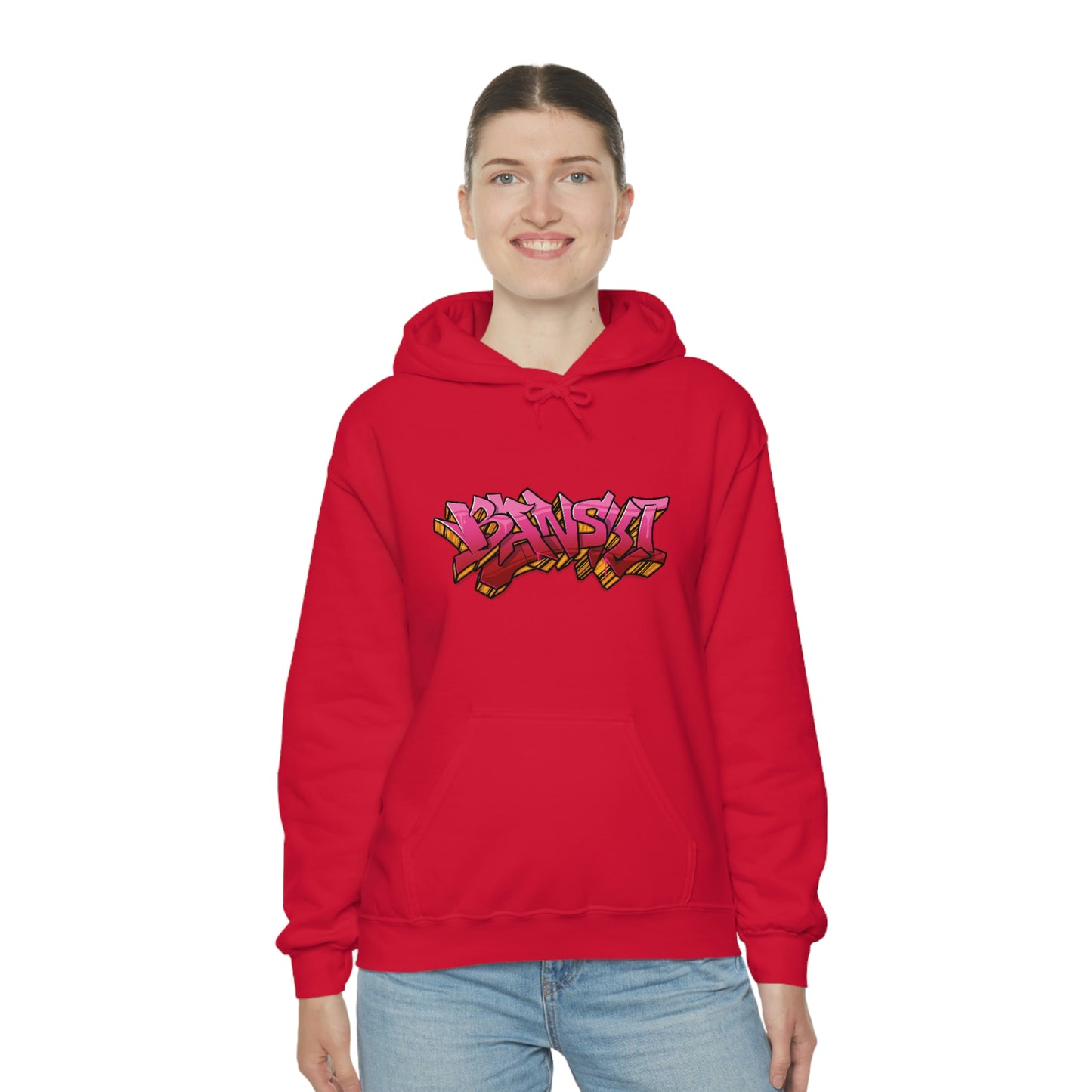 Banski Graffiti2 Heavy Blend™ Hooded Sweatshirt