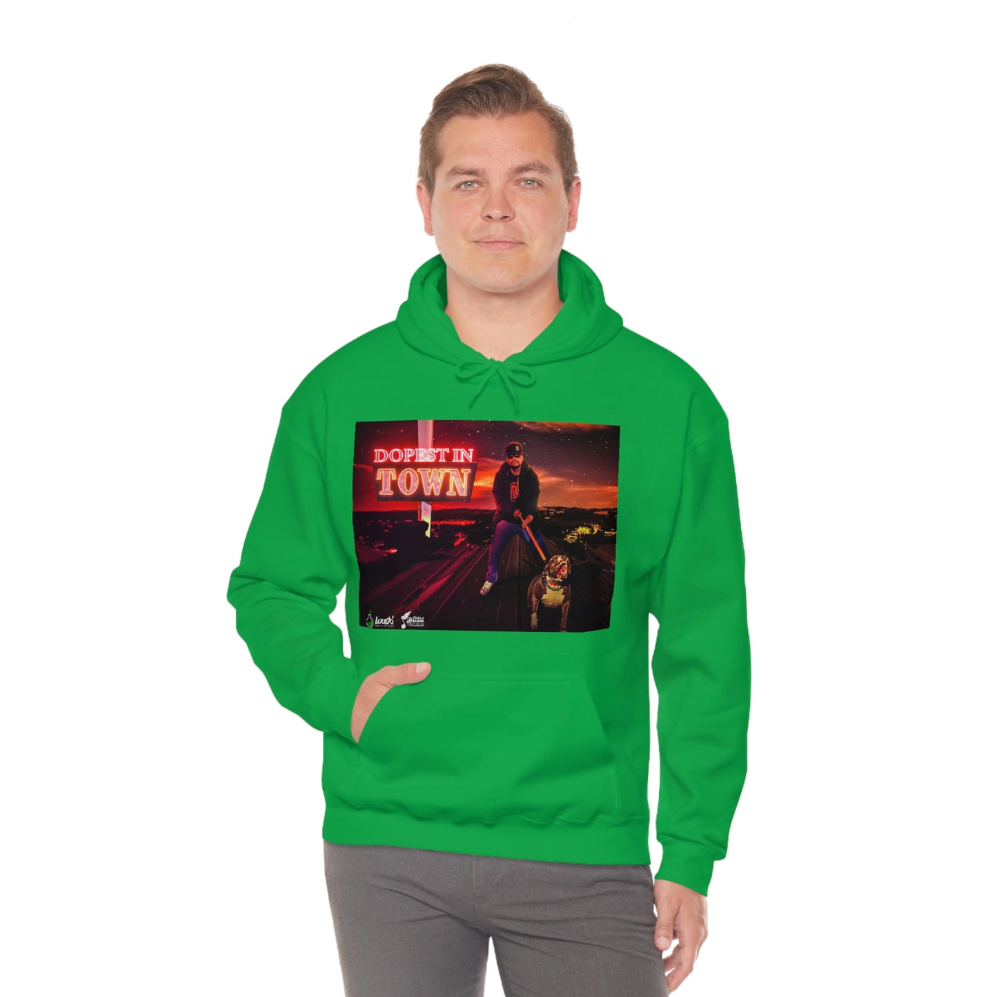 DOPEST IN TOWN Unisex Heavy Blend™ Hooded Sweatshirt