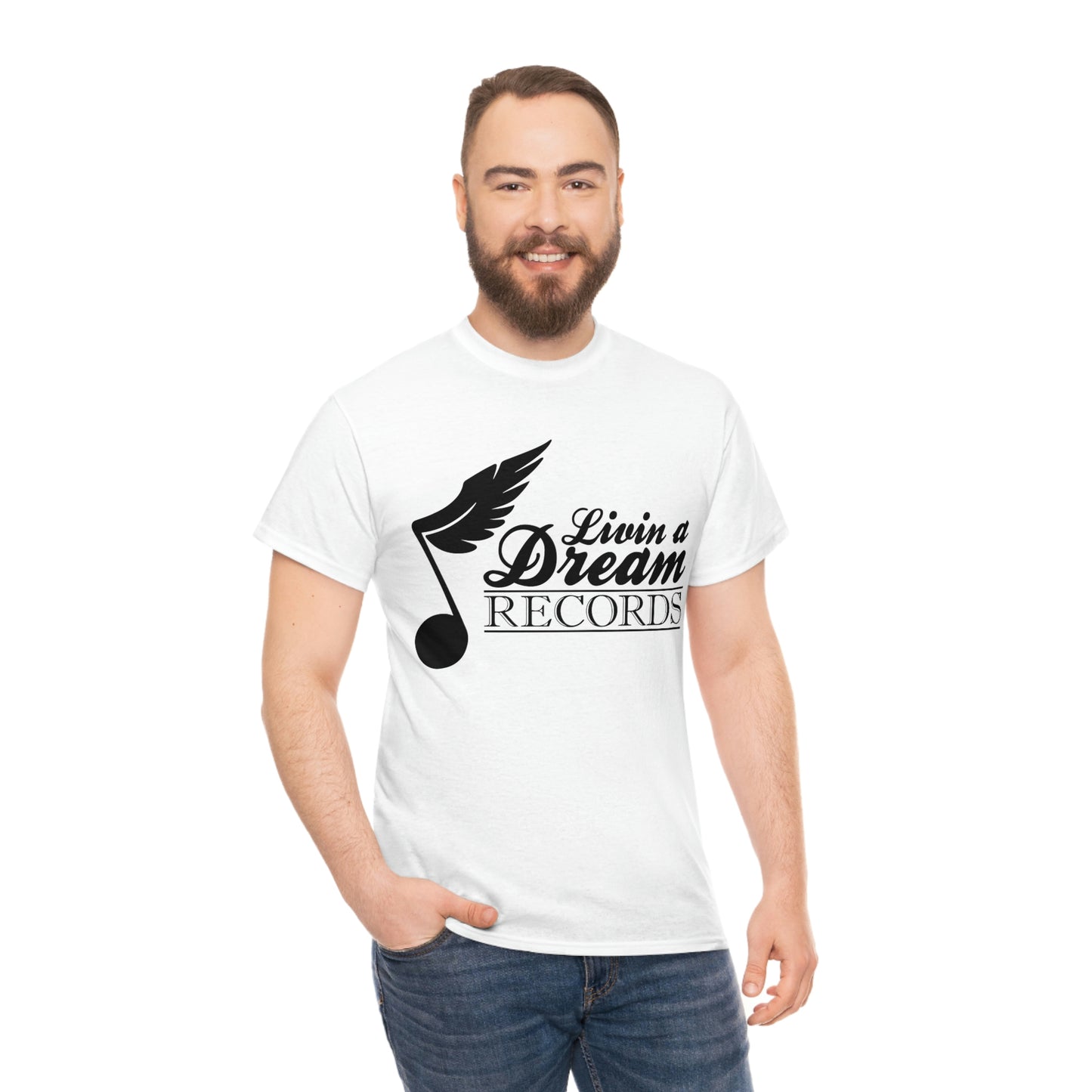 Livin A Dream Records Heavy Cotton Tee
