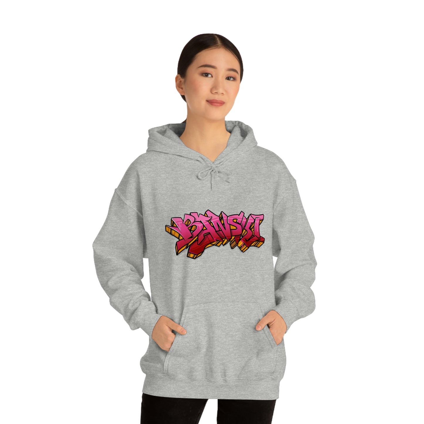 Banski Graffiti2 Heavy Blend™ Hooded Sweatshirt