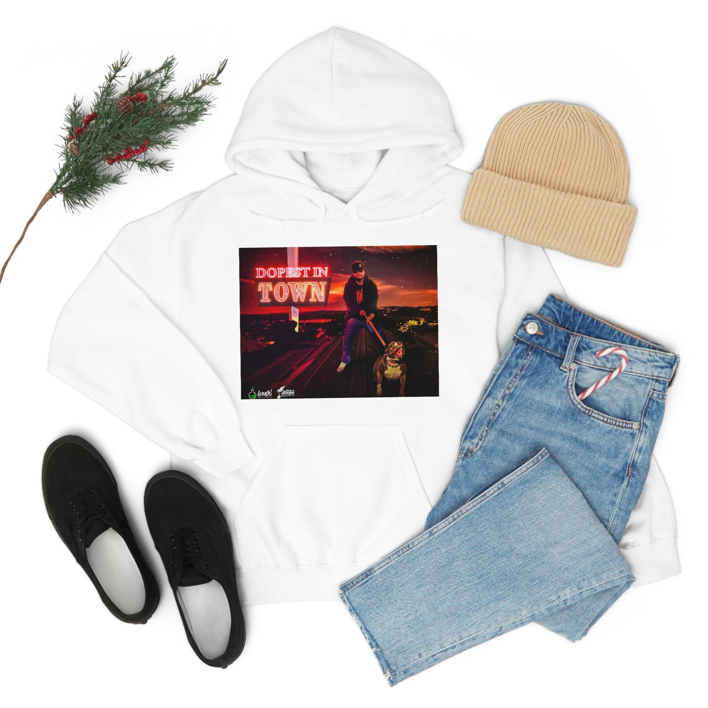 DOPEST IN TOWN Unisex Heavy Blend™ Hooded Sweatshirt