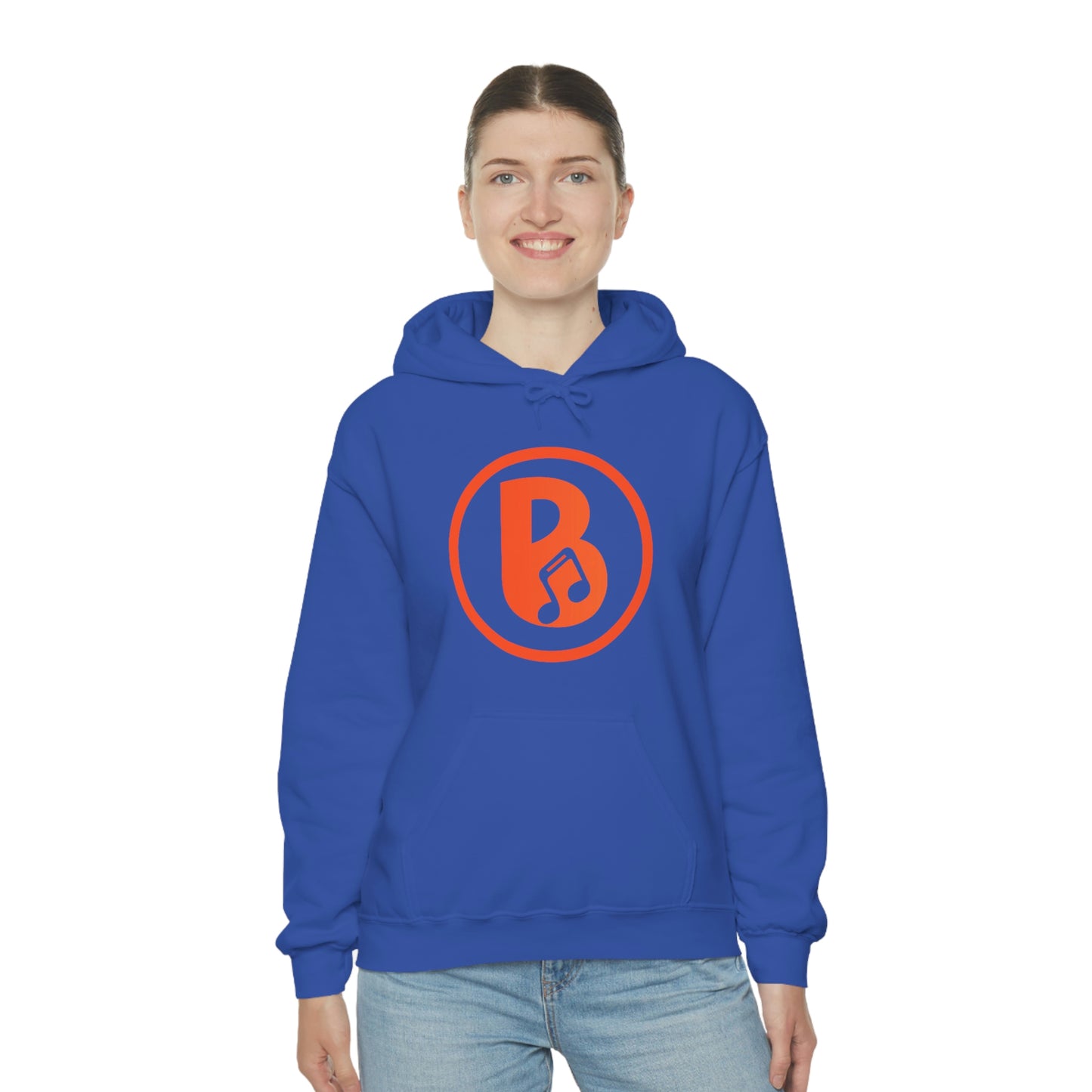 Banski B Logo Heavy Blend™ Hooded Sweatshirt