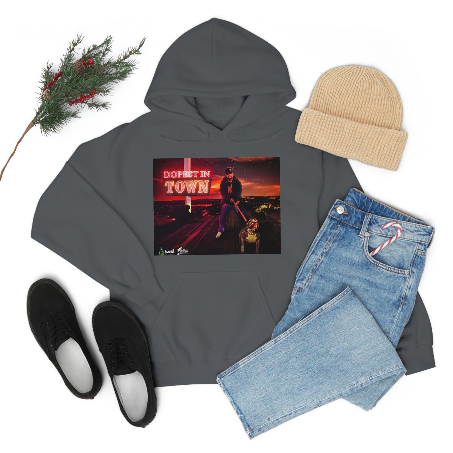 DOPEST IN TOWN Unisex Heavy Blend™ Hooded Sweatshirt