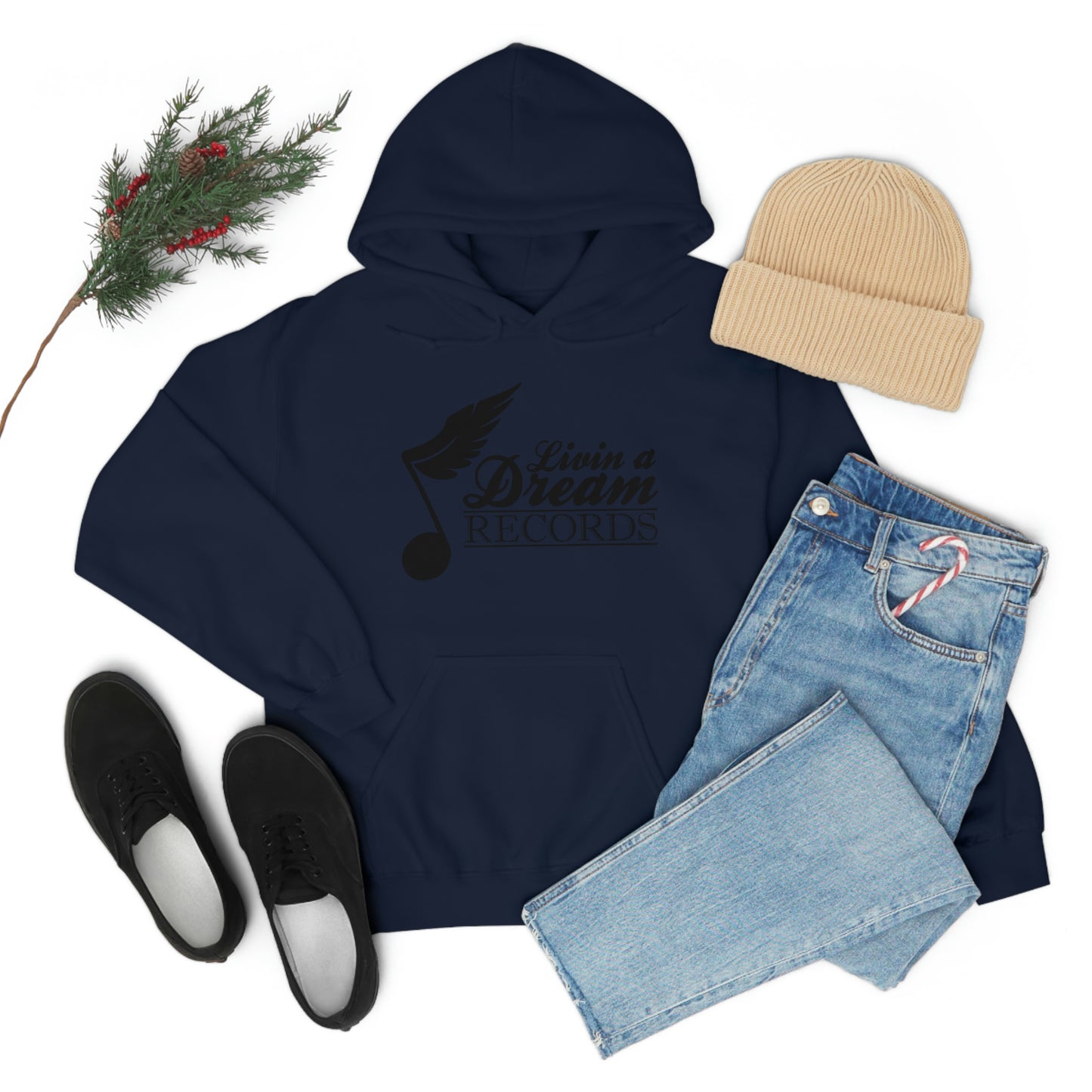Livin A Dream Records - Heavy Blend™ Hooded Sweatshirt