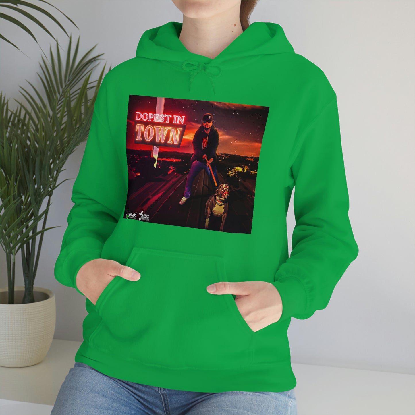 DOPEST IN TOWN Unisex Heavy Blend™ Hooded Sweatshirt