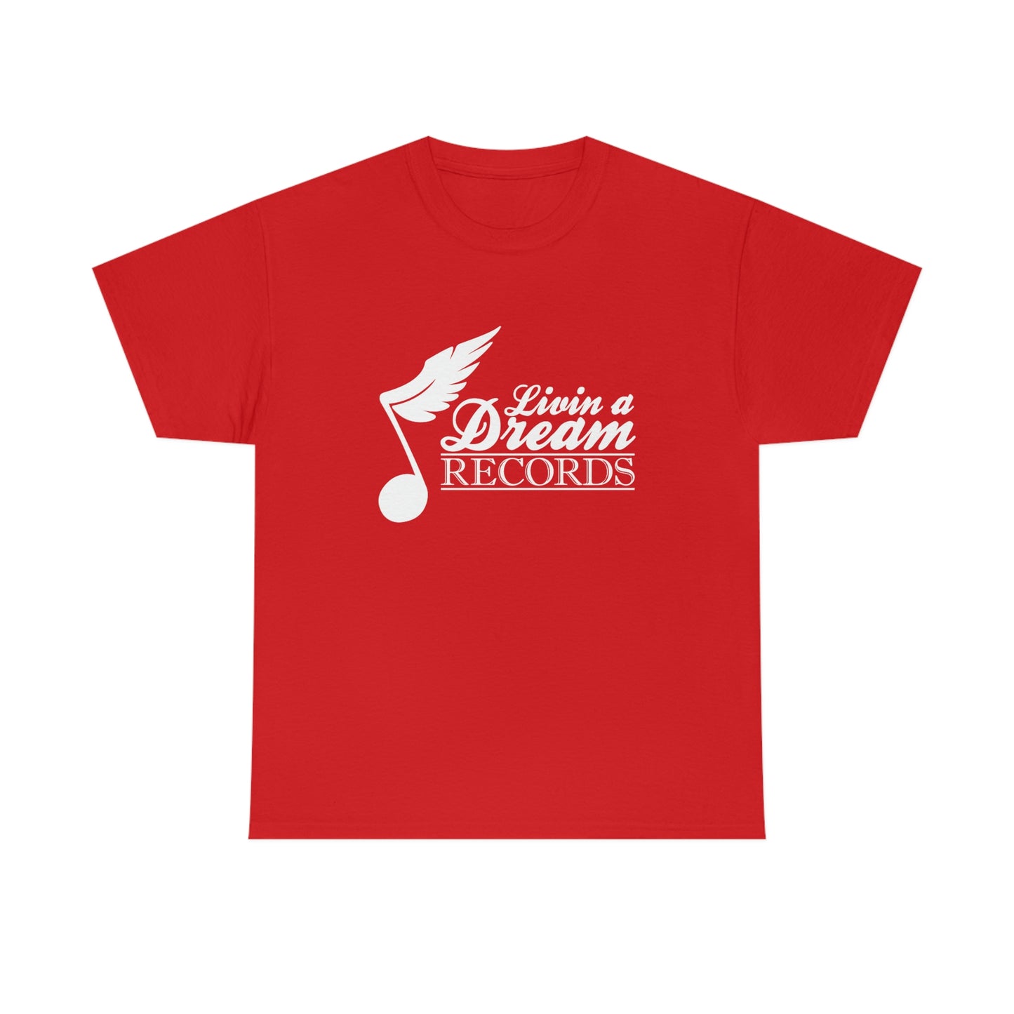 Livin A Dream Records Heavy Cotton Tee [White]