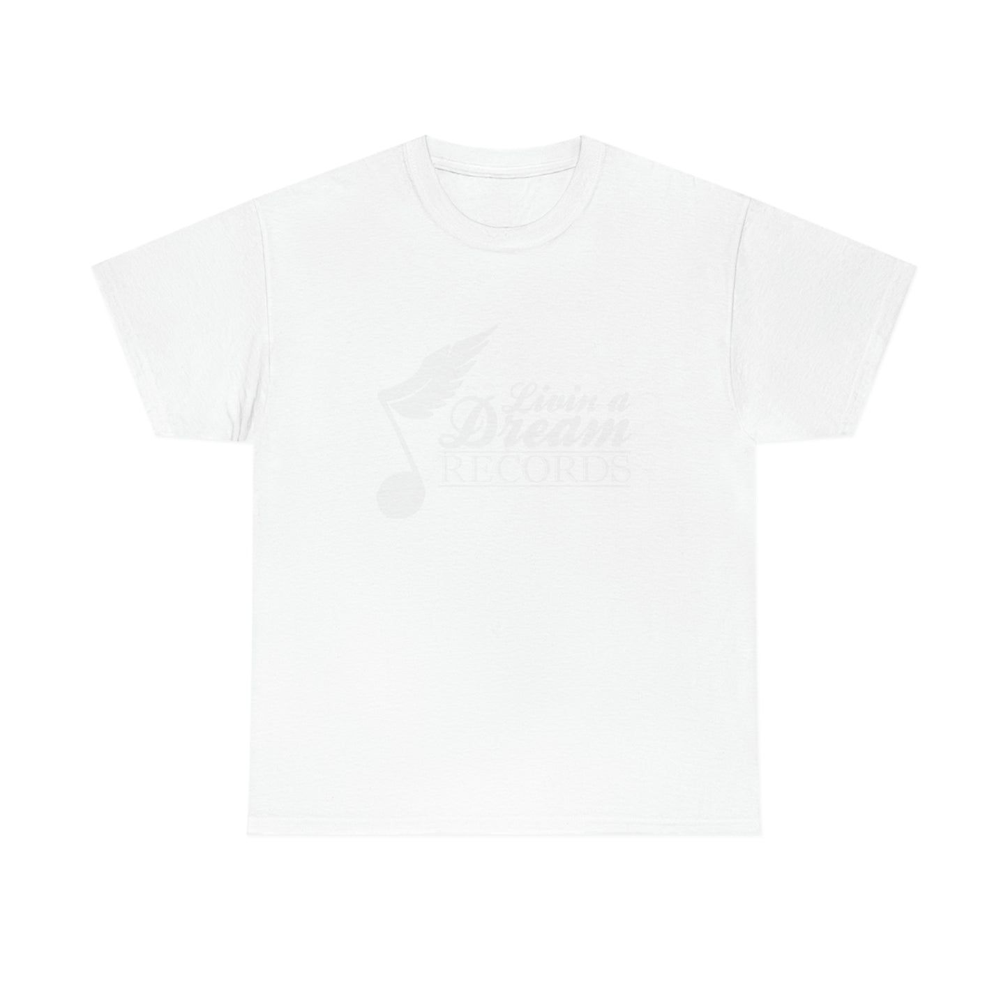 Livin A Dream Records Heavy Cotton Tee [White]