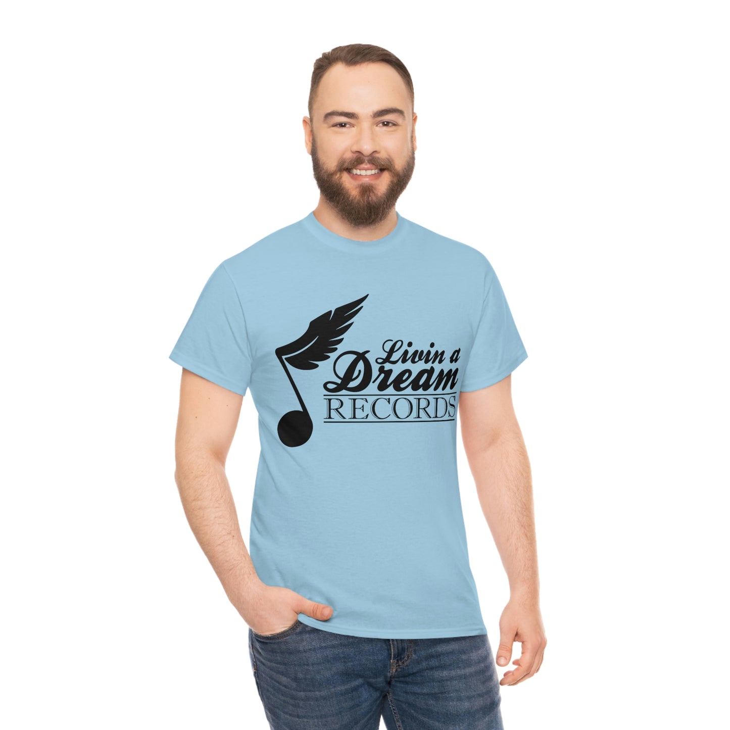 Livin A Dream Records Heavy Cotton Tee