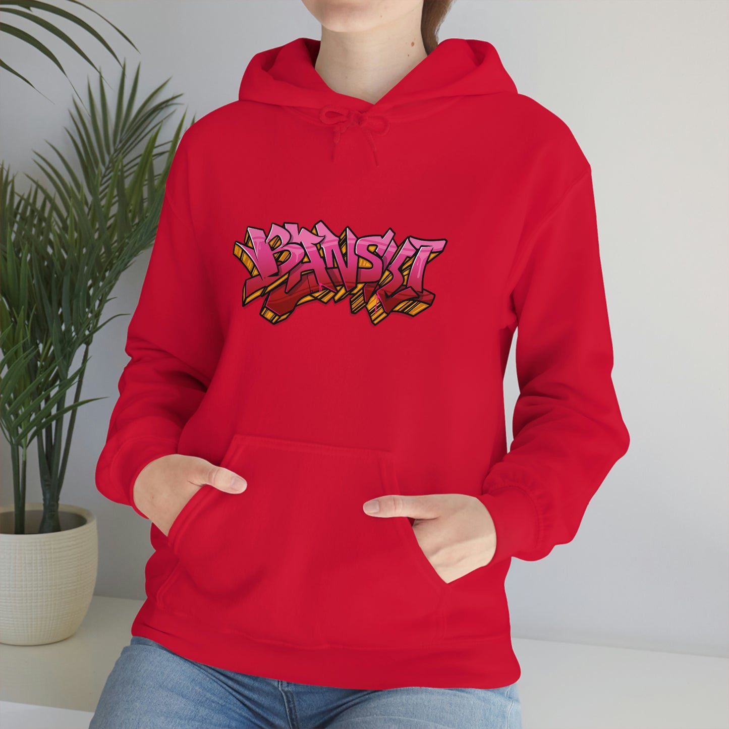 Banski Graffiti2 Heavy Blend™ Hooded Sweatshirt