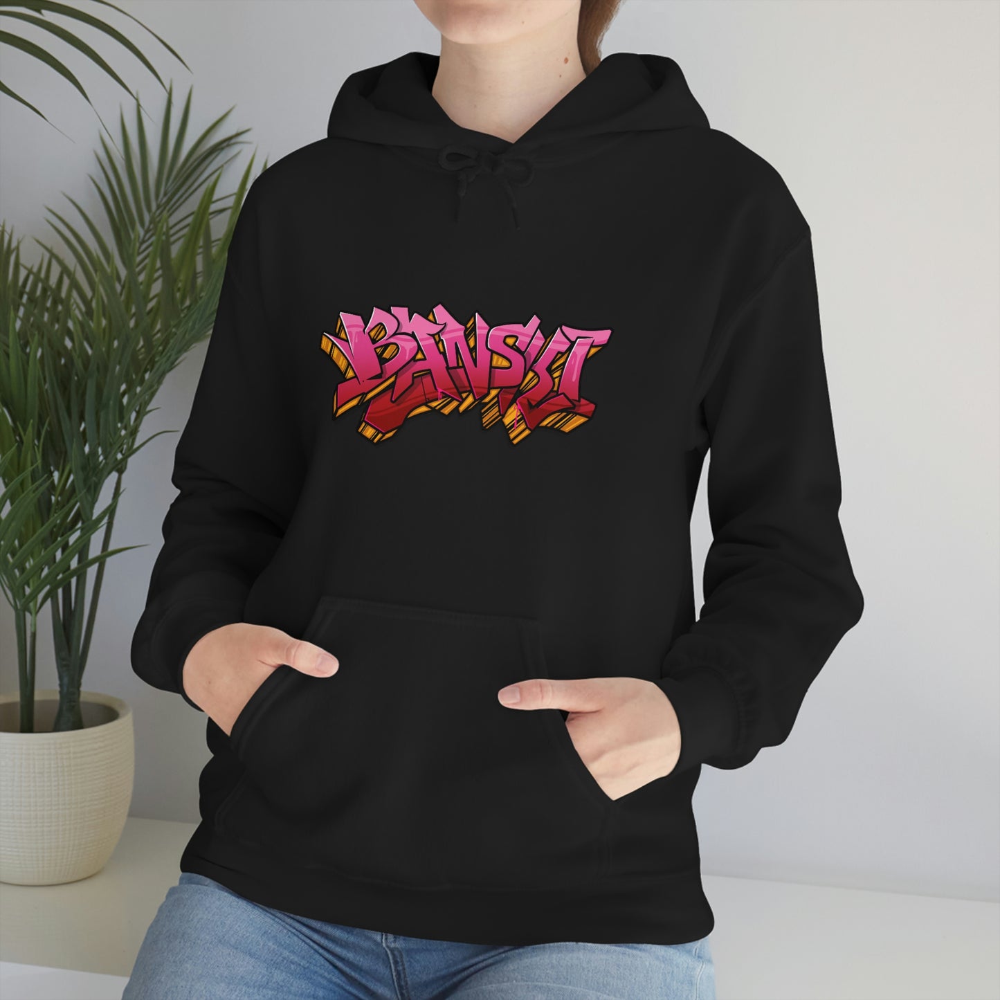Banski Graffiti2 Heavy Blend™ Hooded Sweatshirt