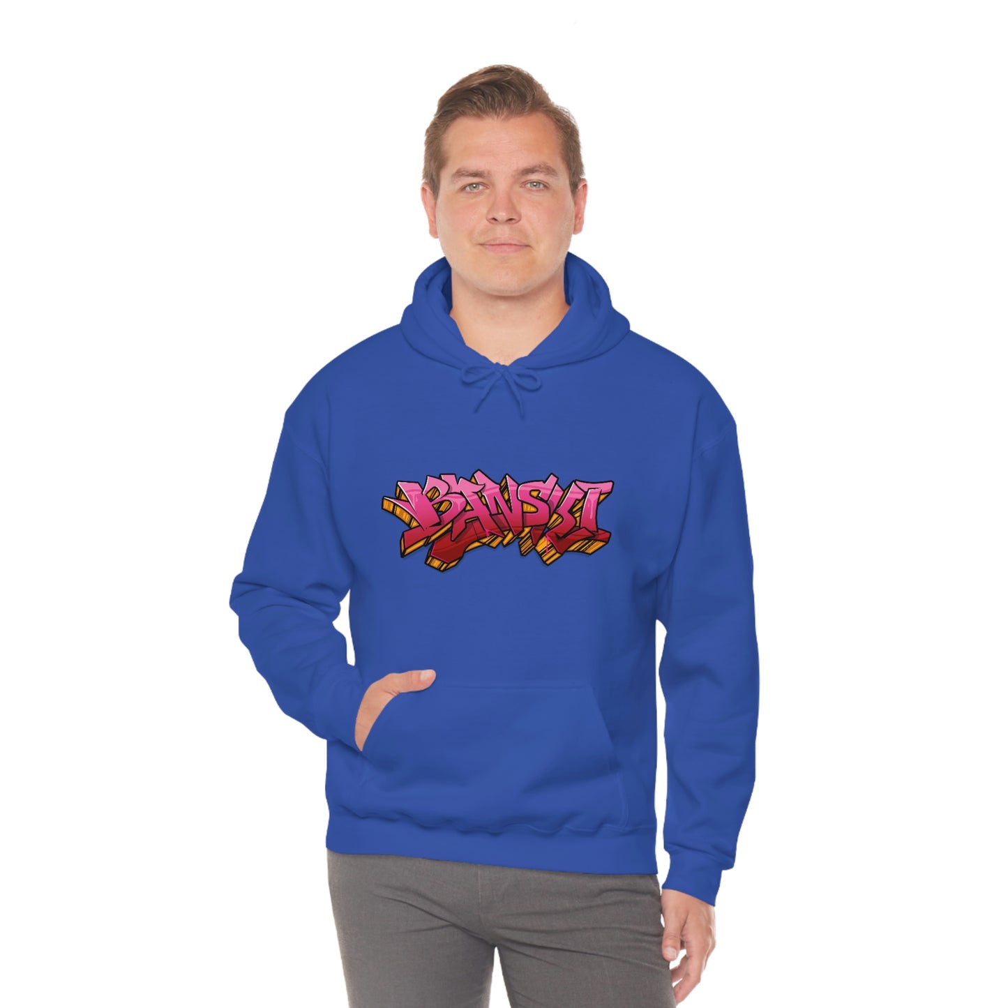 Banski Graffiti2 Heavy Blend™ Hooded Sweatshirt