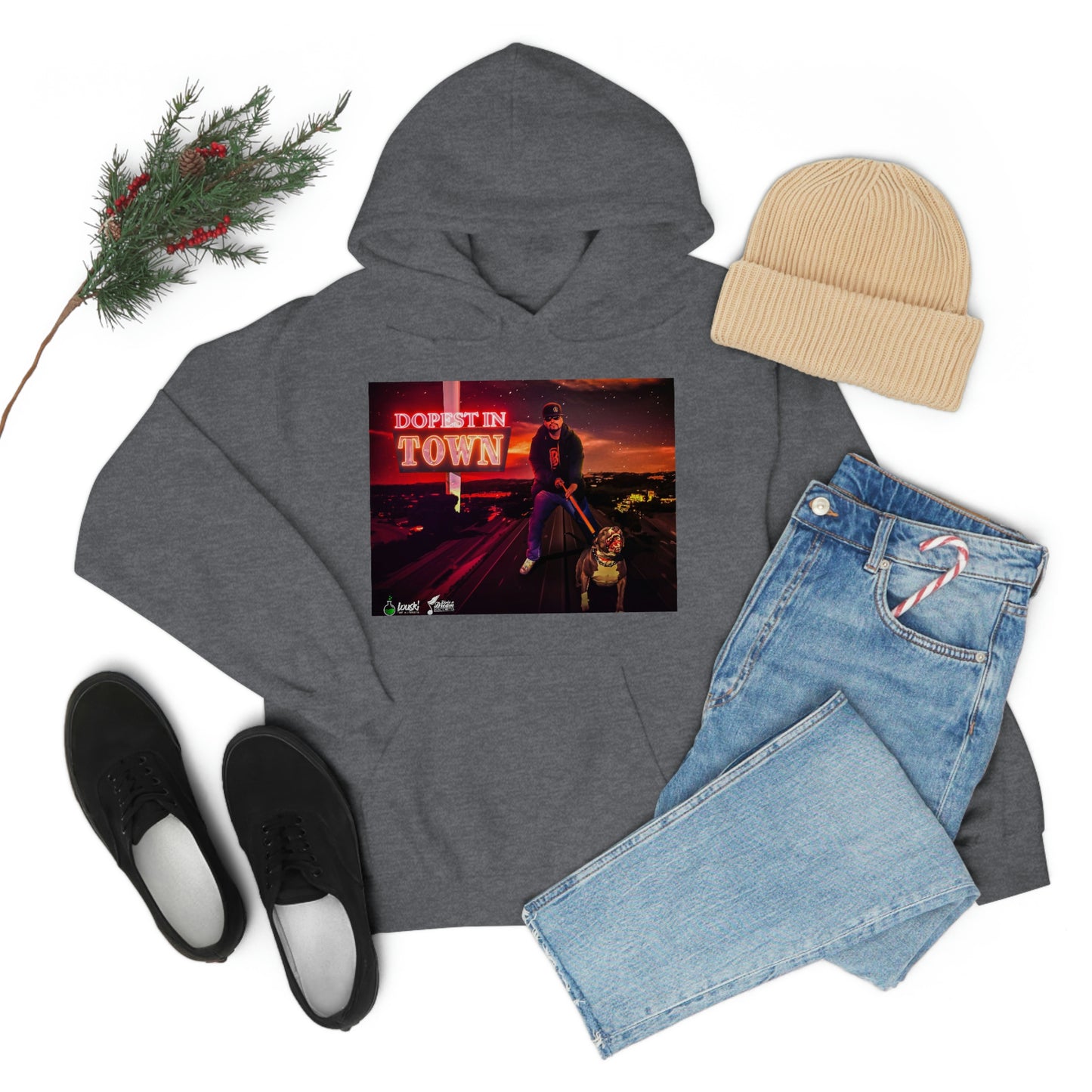 DOPEST IN TOWN Unisex Heavy Blend™ Hooded Sweatshirt
