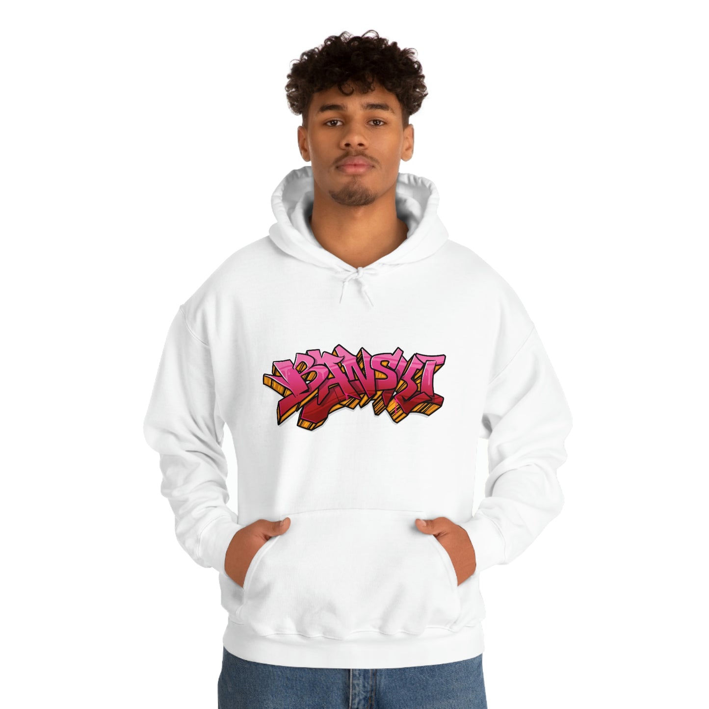 Banski Graffiti2 Heavy Blend™ Hooded Sweatshirt