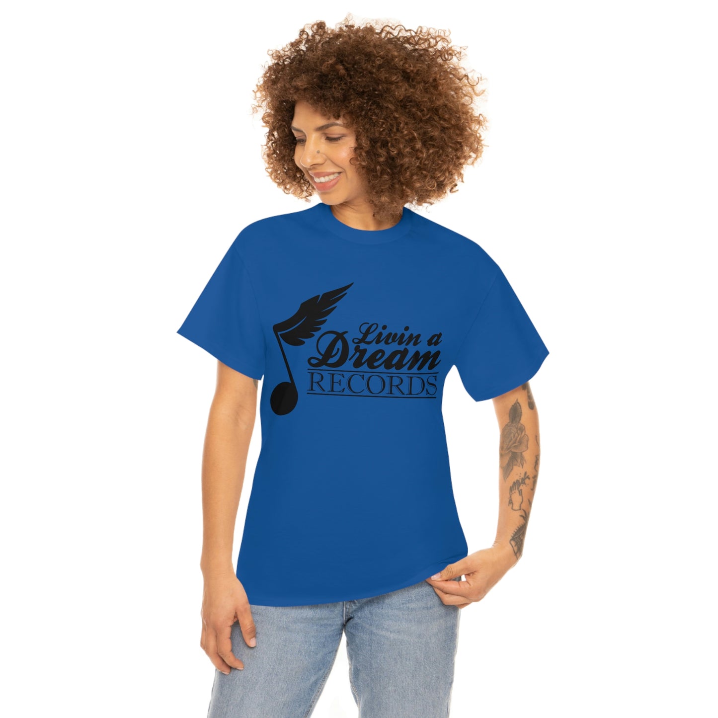 Livin A Dream Records Heavy Cotton Tee