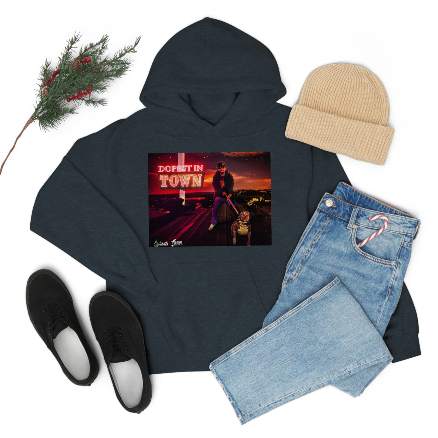 DOPEST IN TOWN Unisex Heavy Blend™ Hooded Sweatshirt