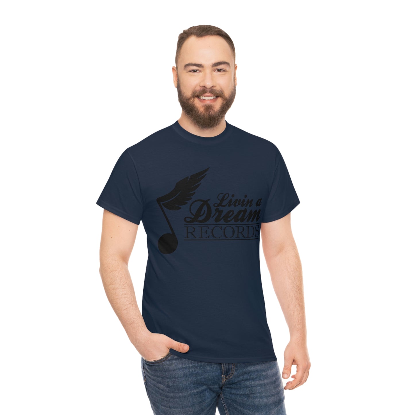 Livin A Dream Records Heavy Cotton Tee