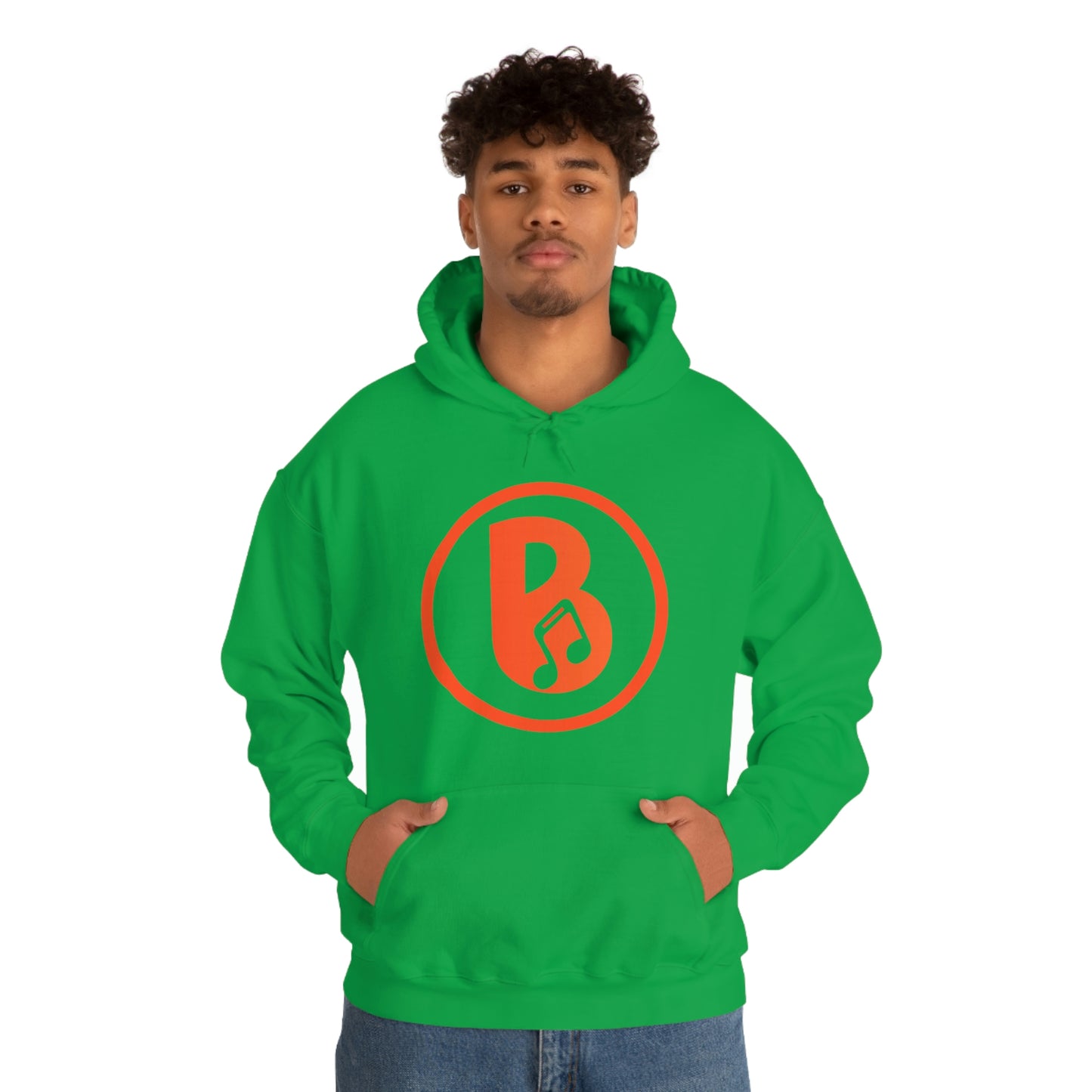Banski B Logo Heavy Blend™ Hooded Sweatshirt
