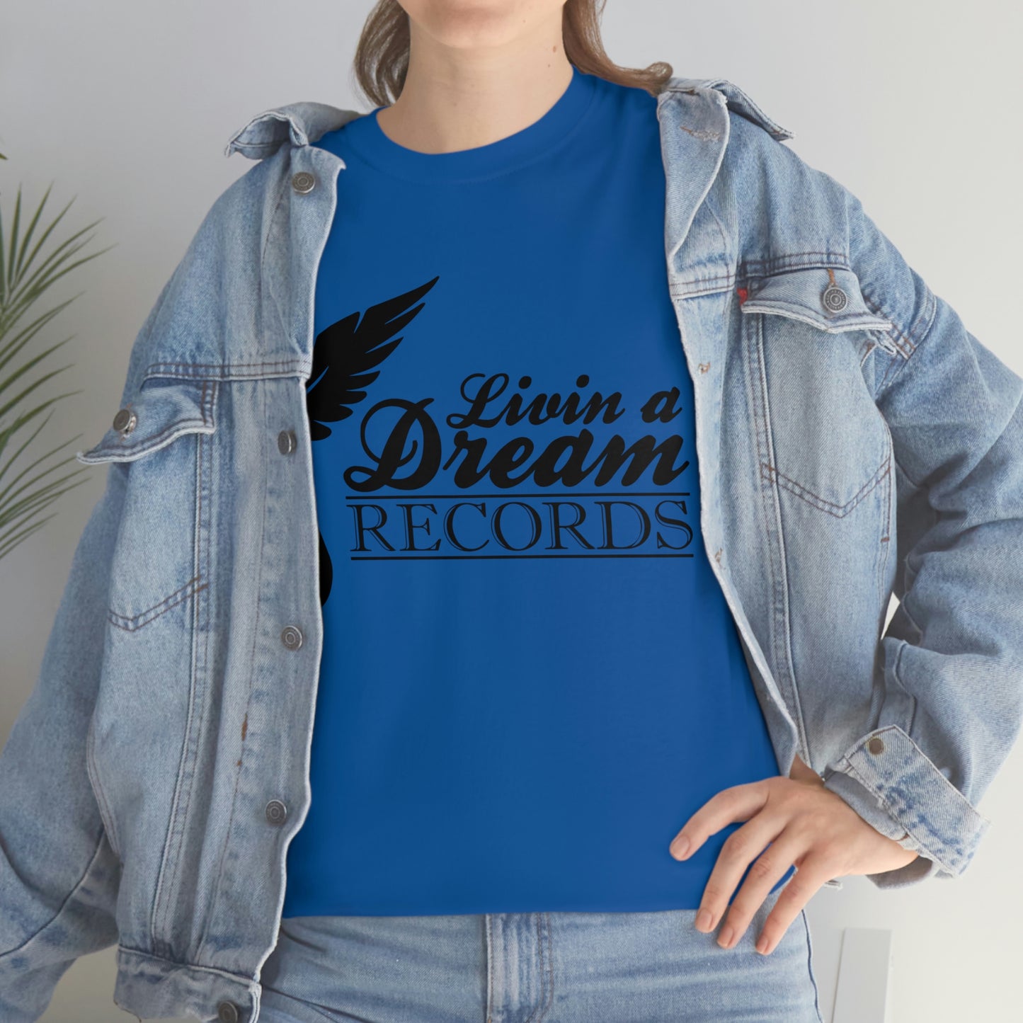 Livin A Dream Records Heavy Cotton Tee