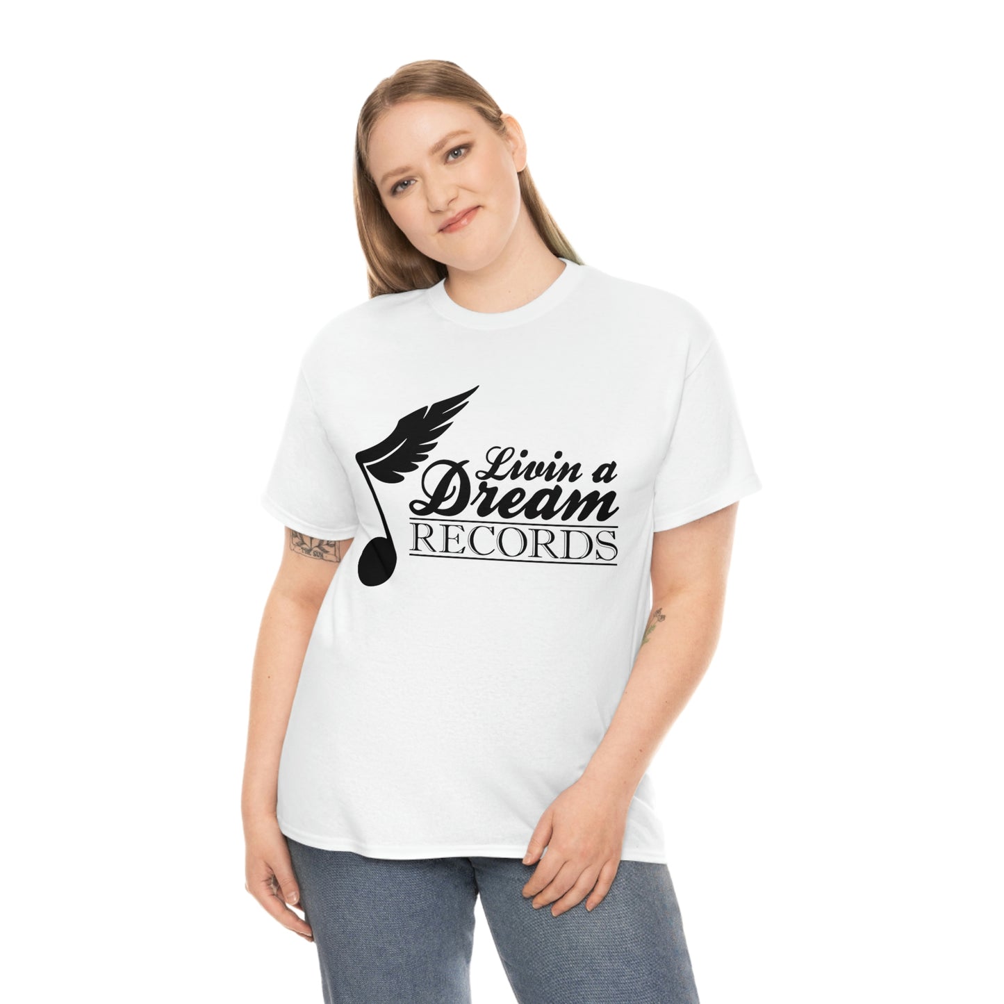 Livin A Dream Records Heavy Cotton Tee
