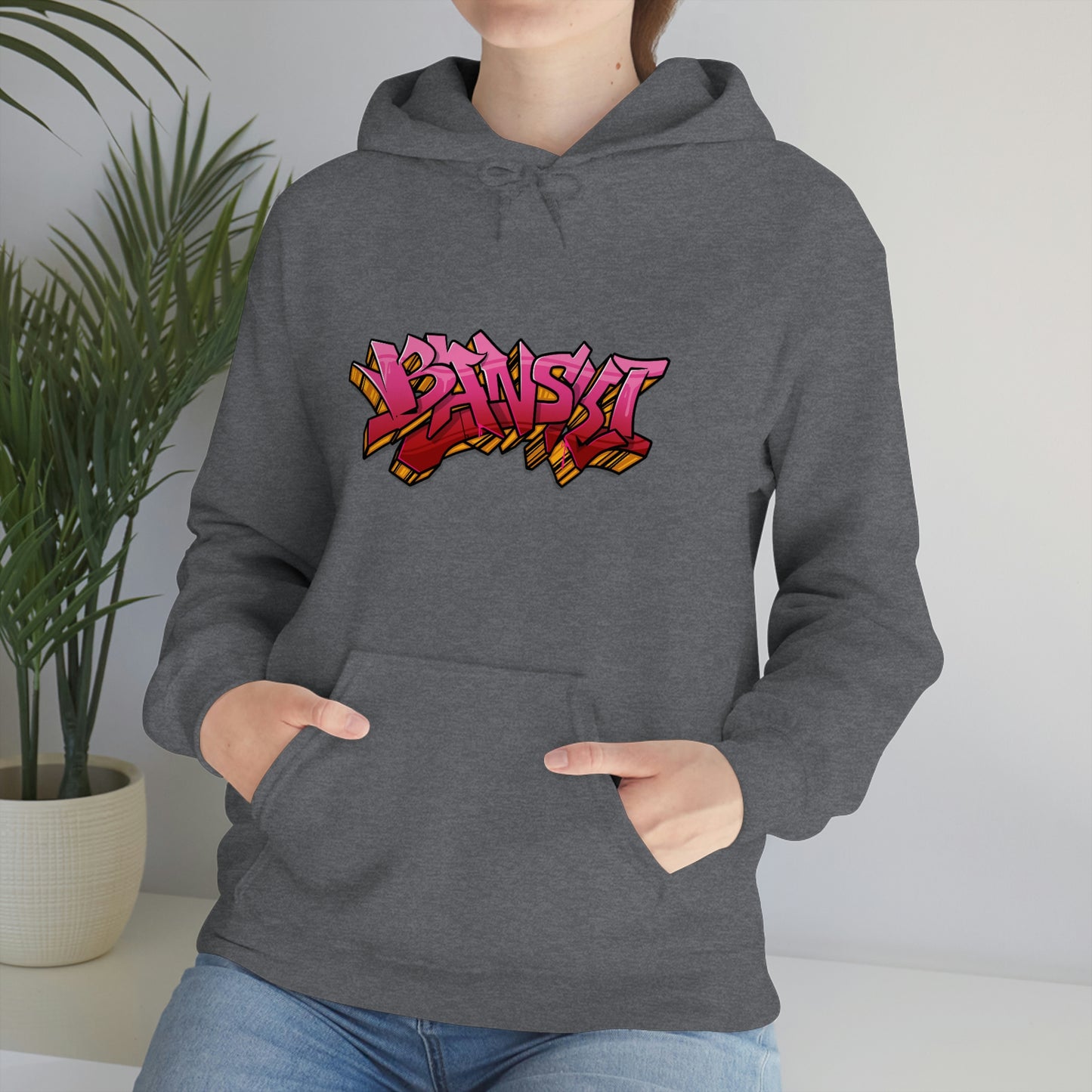 Banski Graffiti2 Heavy Blend™ Hooded Sweatshirt