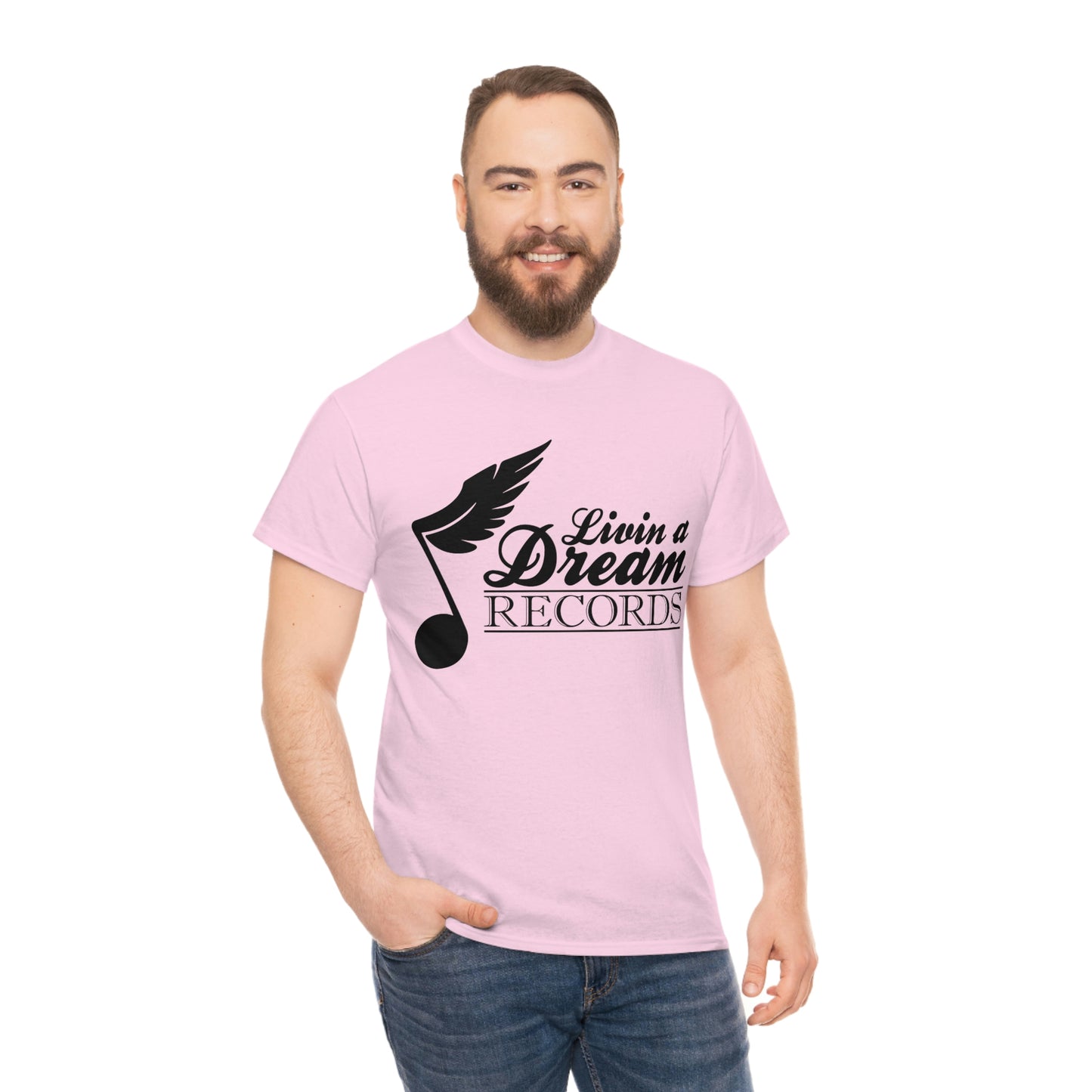 Livin A Dream Records Heavy Cotton Tee