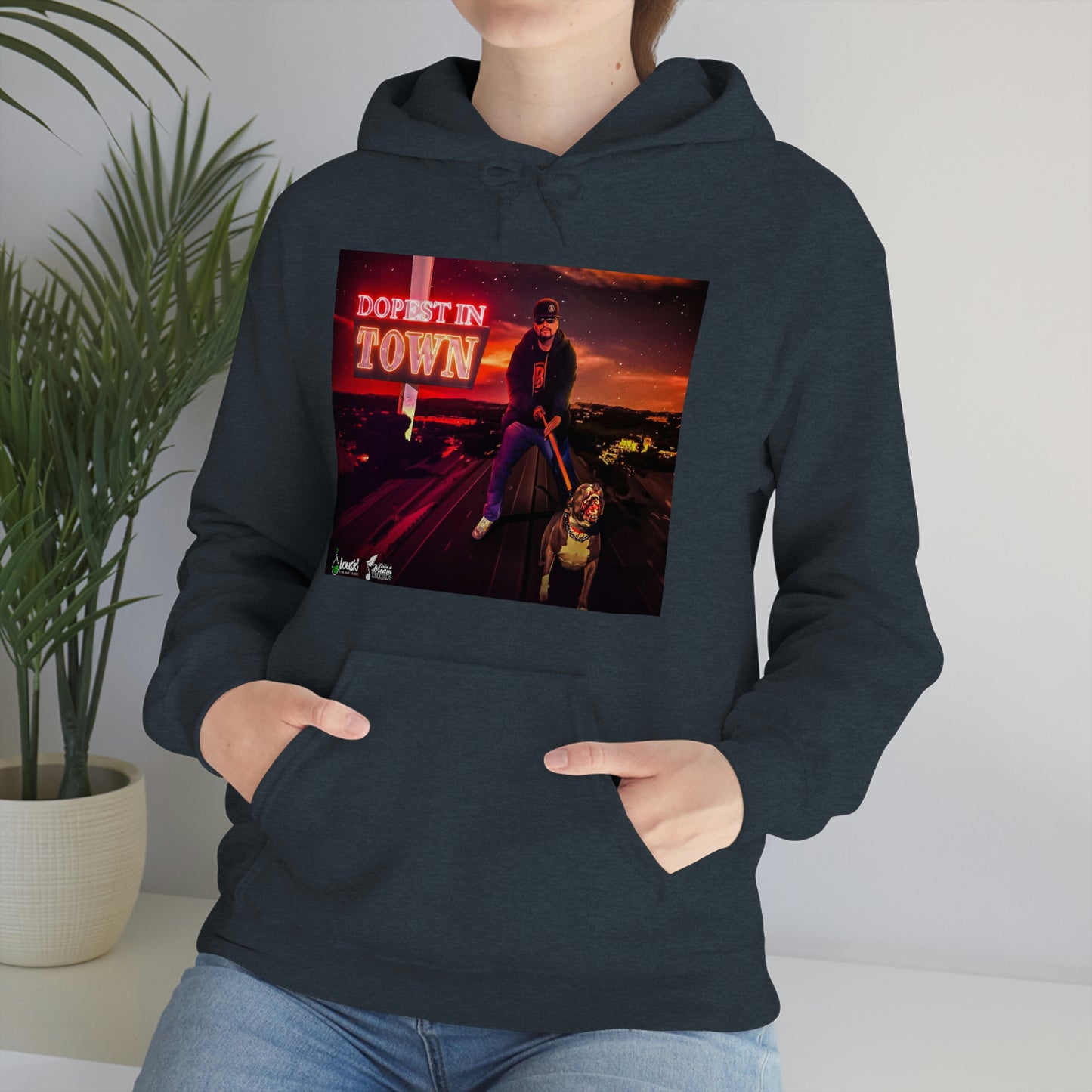 DOPEST IN TOWN Unisex Heavy Blend™ Hooded Sweatshirt