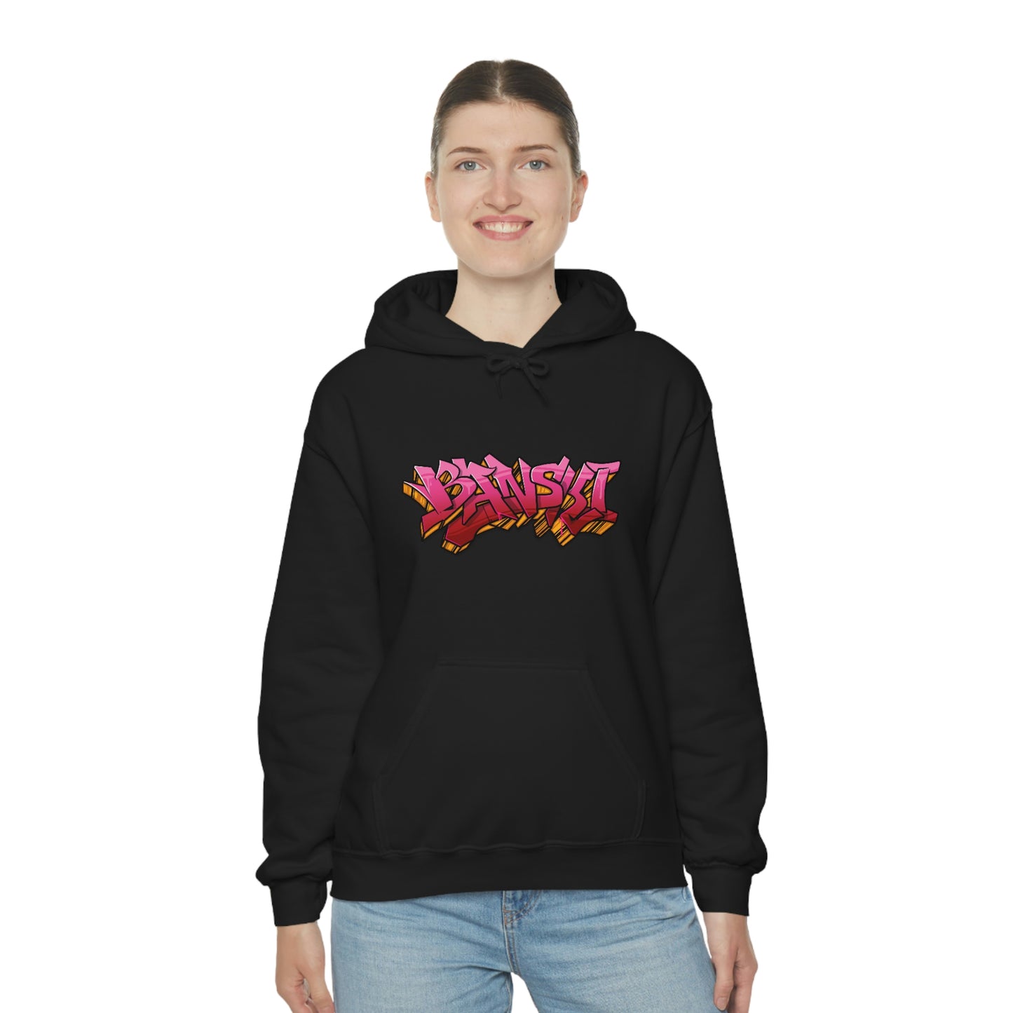Banski Graffiti2 Heavy Blend™ Hooded Sweatshirt