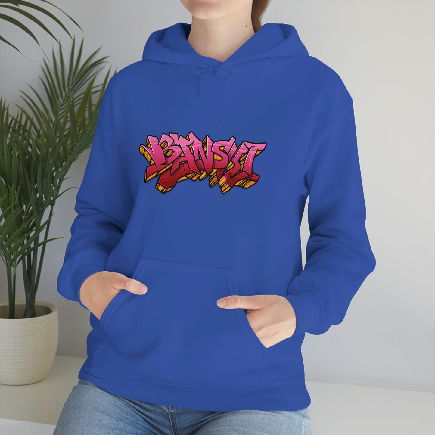 Banski Graffiti2 Heavy Blend™ Hooded Sweatshirt