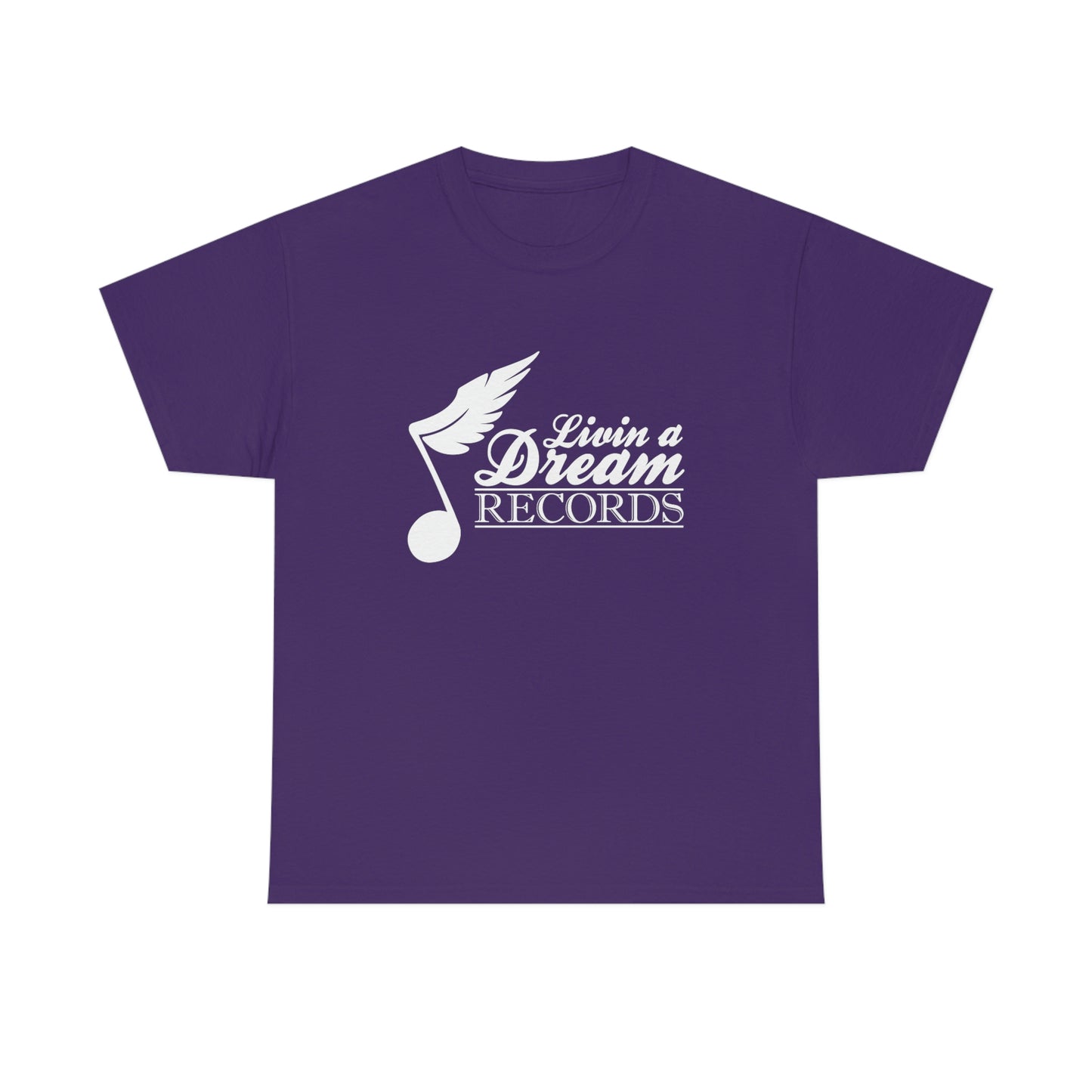 Livin A Dream Records Heavy Cotton Tee [White]