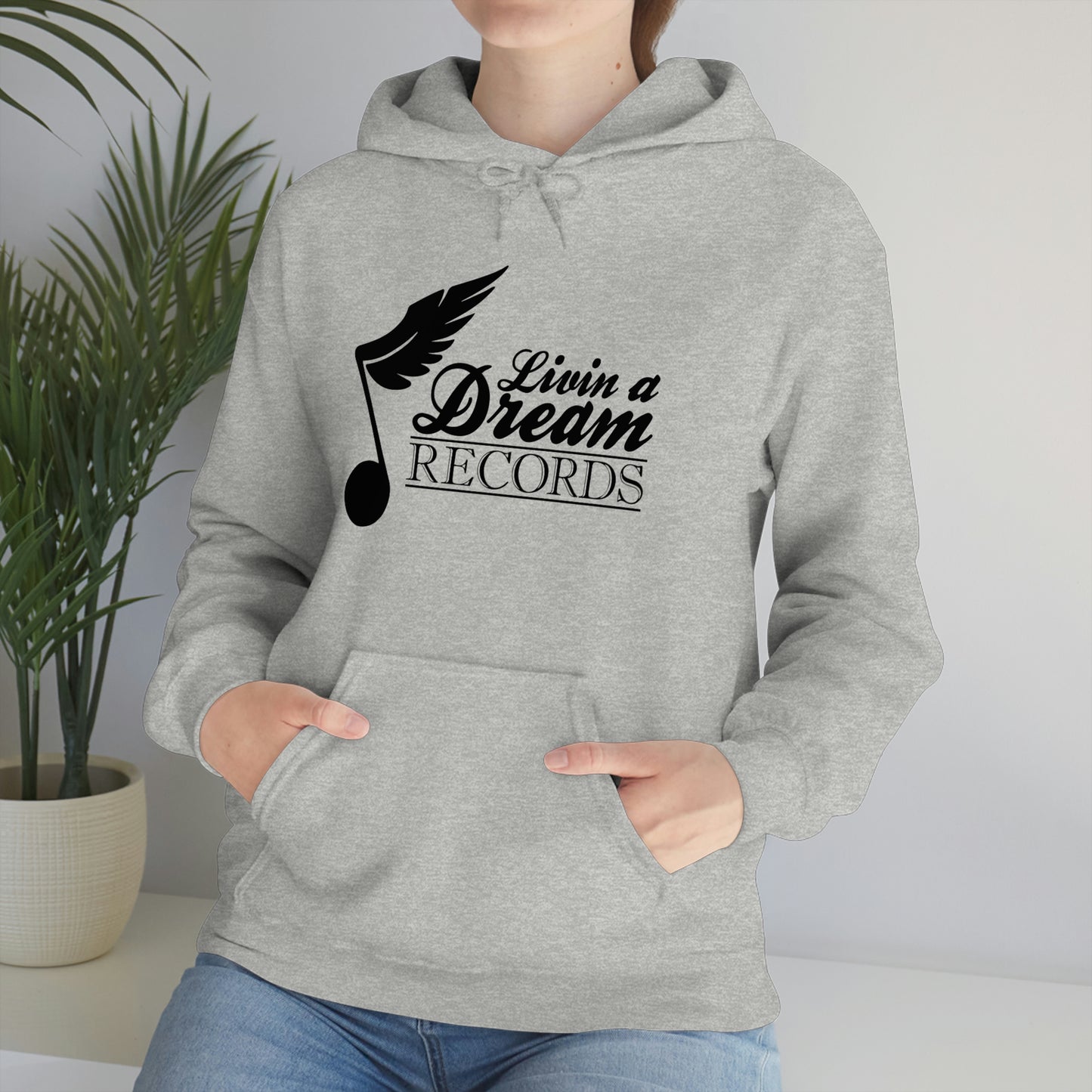 Livin A Dream Records - Heavy Blend™ Hooded Sweatshirt