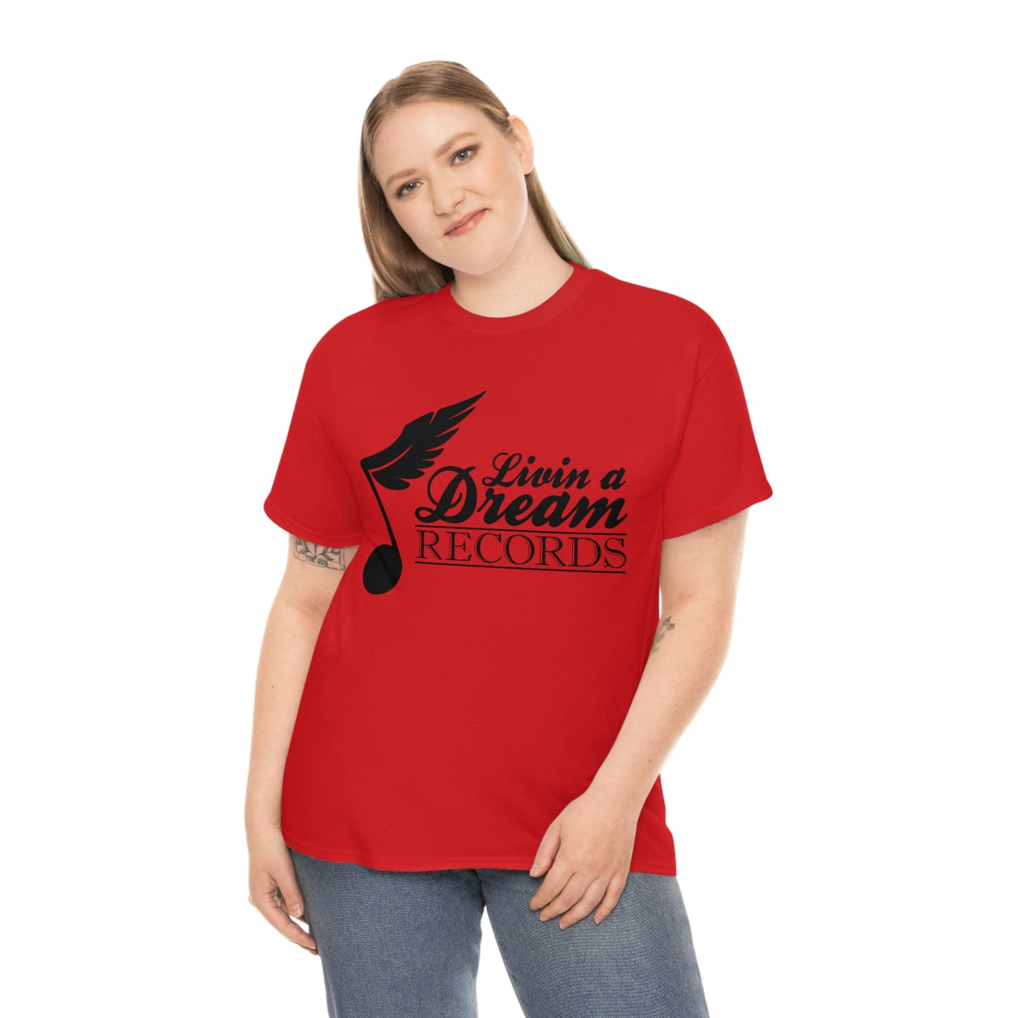Livin A Dream Records Heavy Cotton Tee