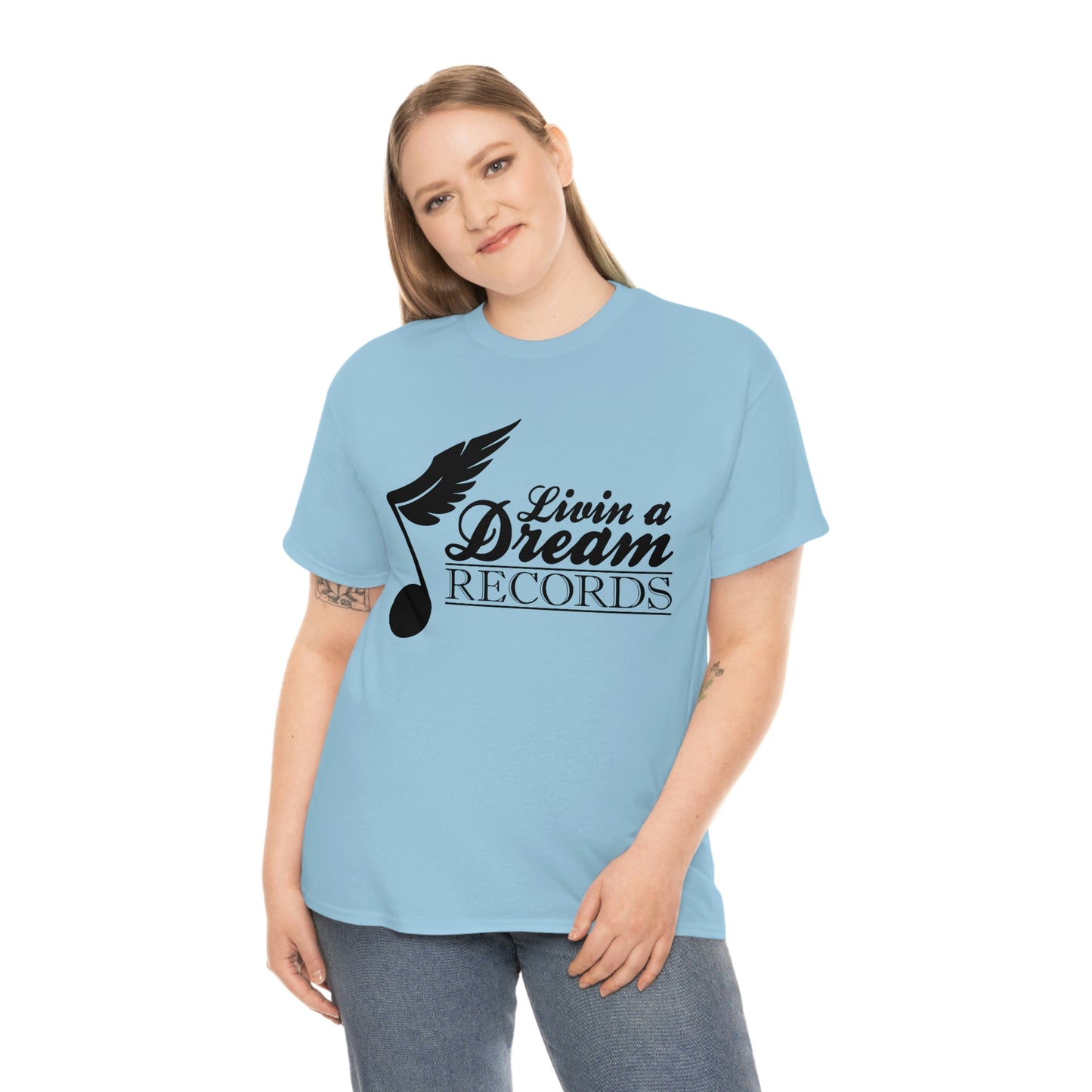 Livin A Dream Records Heavy Cotton Tee