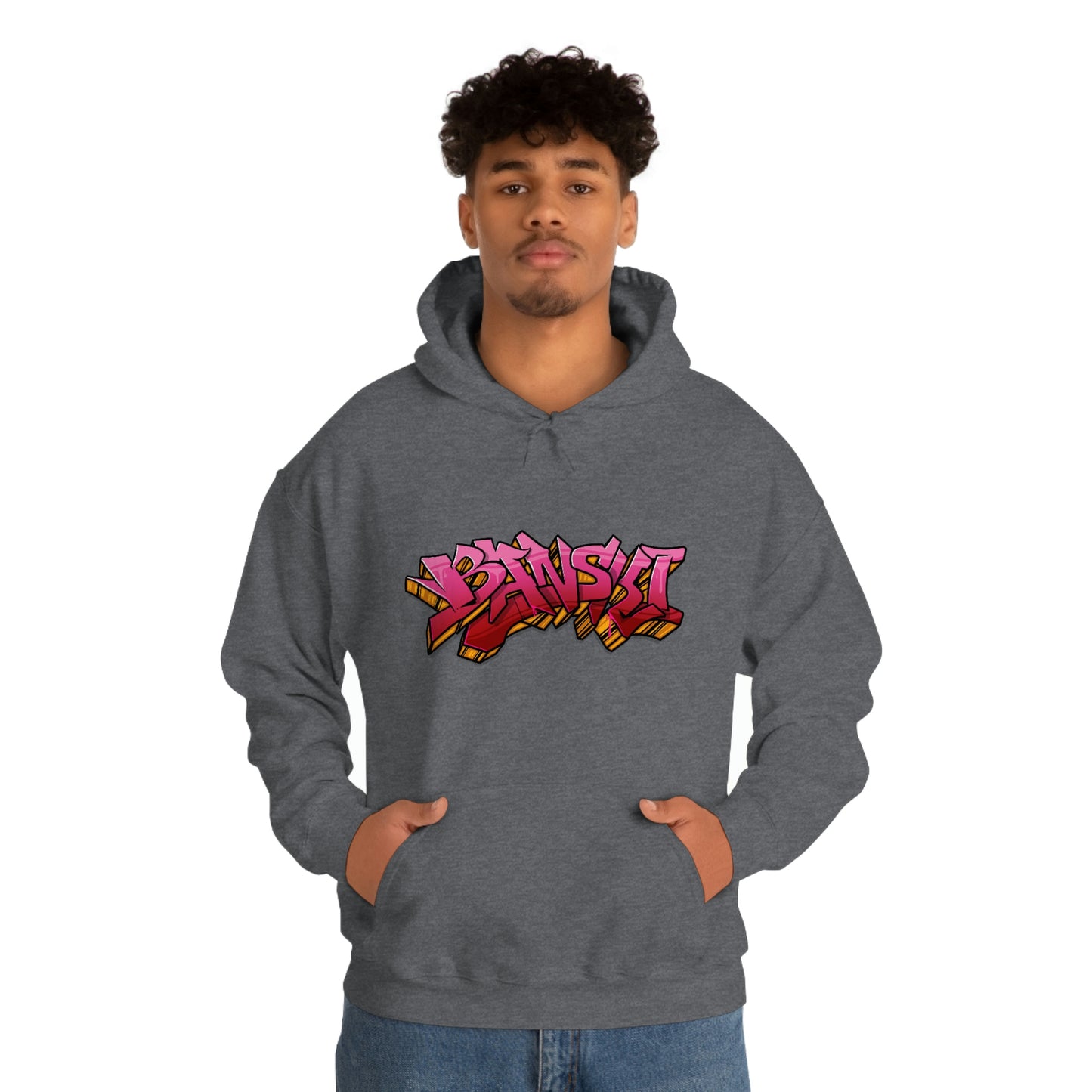 Banski Graffiti2 Heavy Blend™ Hooded Sweatshirt